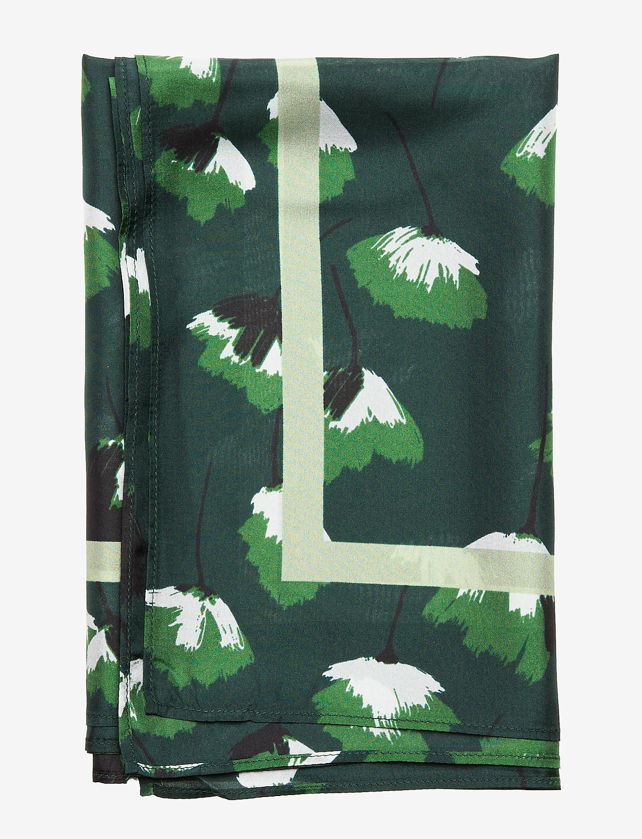 Twist & Tango - Angelica Scarf - green flower - 2