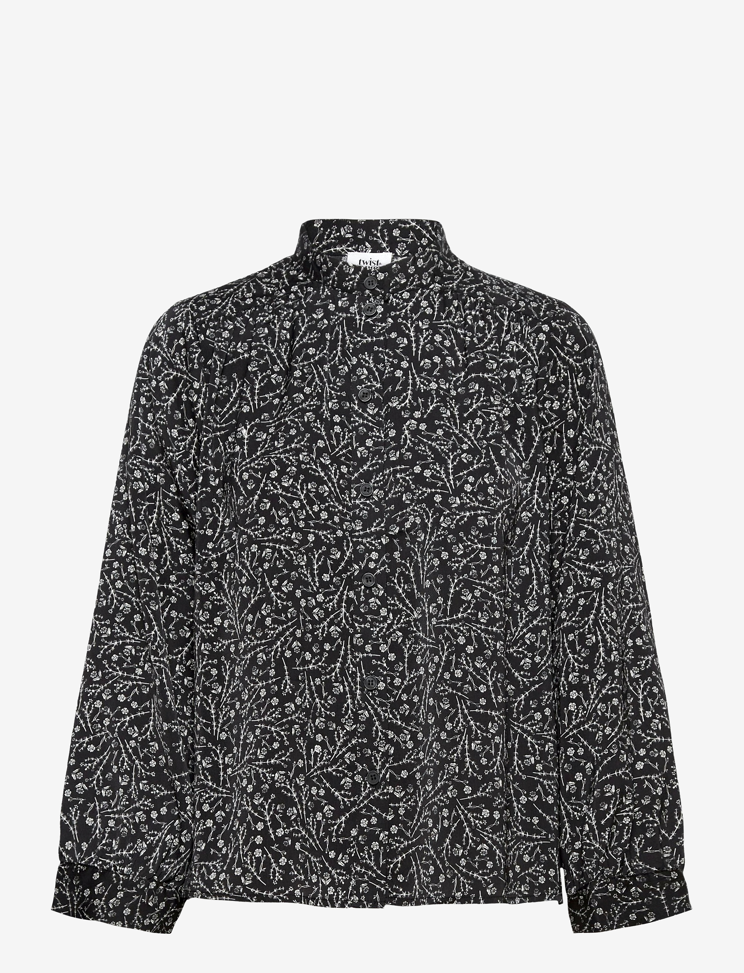 Twist & Tango Mila Blouse - Twist & Tango - BLACK MINI FLOWER / black