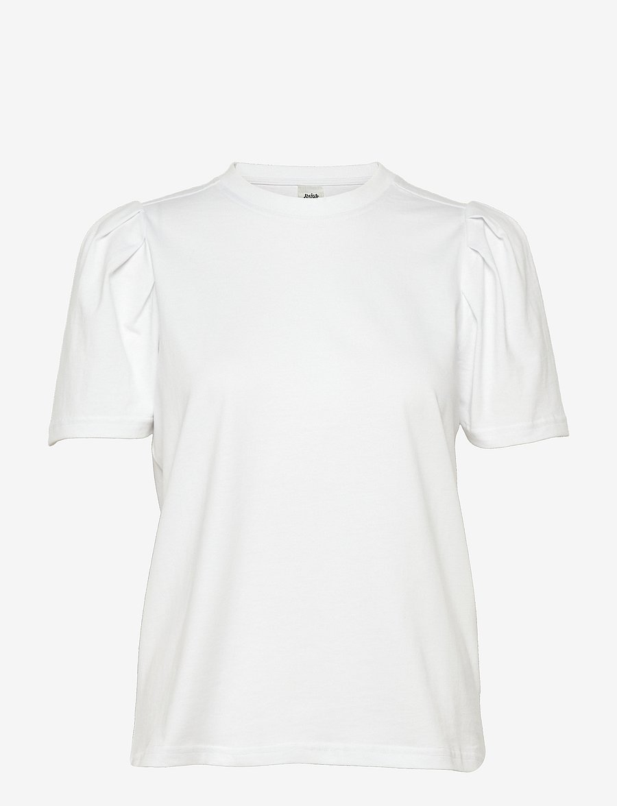 Twist & Tango - Isa Puff Sleeve Tee - stuttermarbolir - white - 1