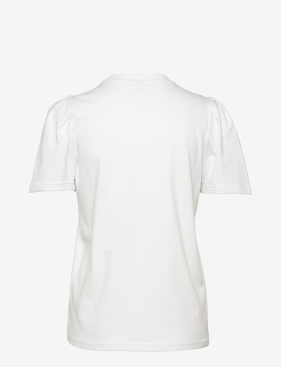 Twist & Tango - Isa Puff Sleeve Tee - stuttermarbolir - white - 2