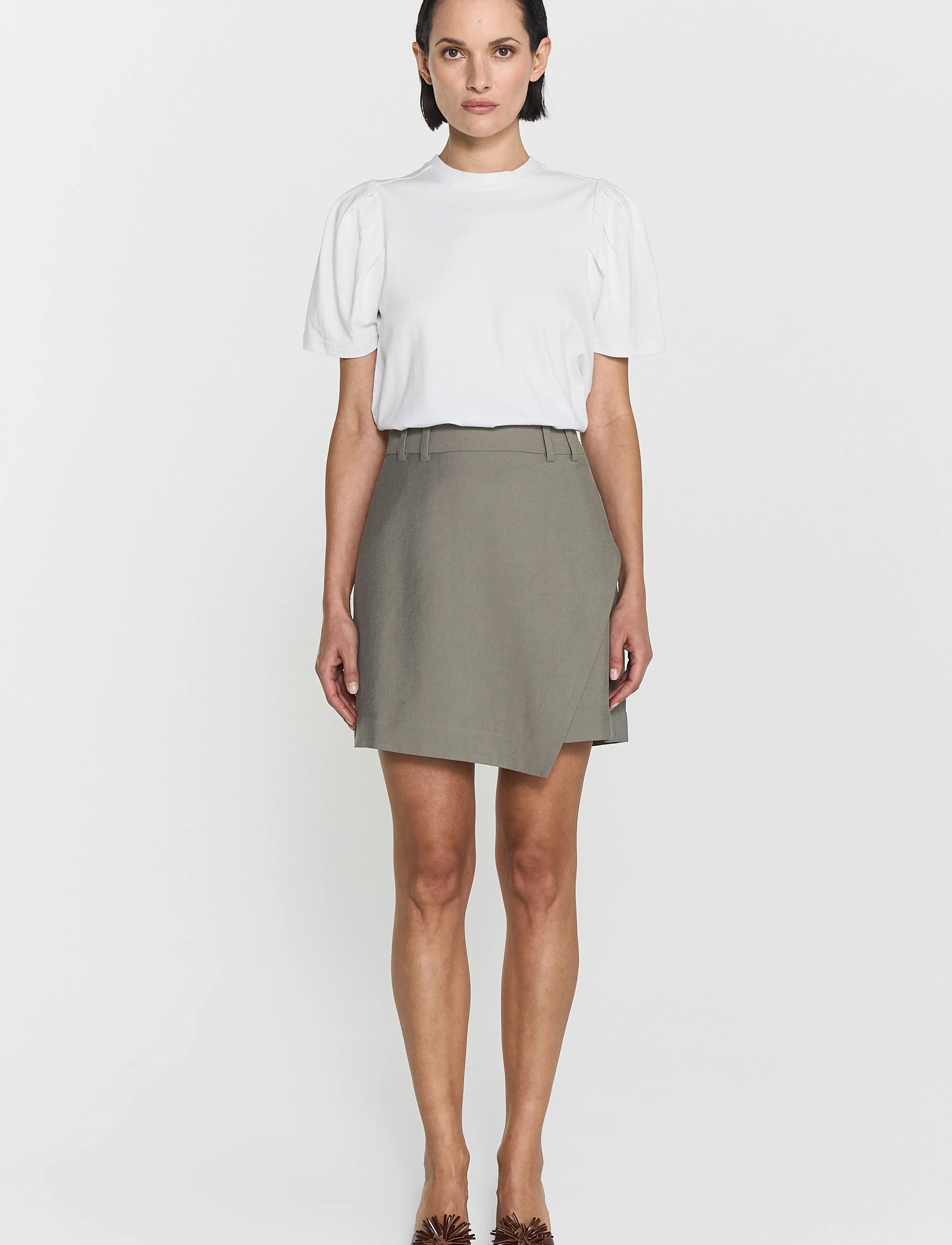Twist & Tango Isa Puff Sleeve Tee, S, T-shirts Oberteile, Weiß - Short-sleeved, Frauen