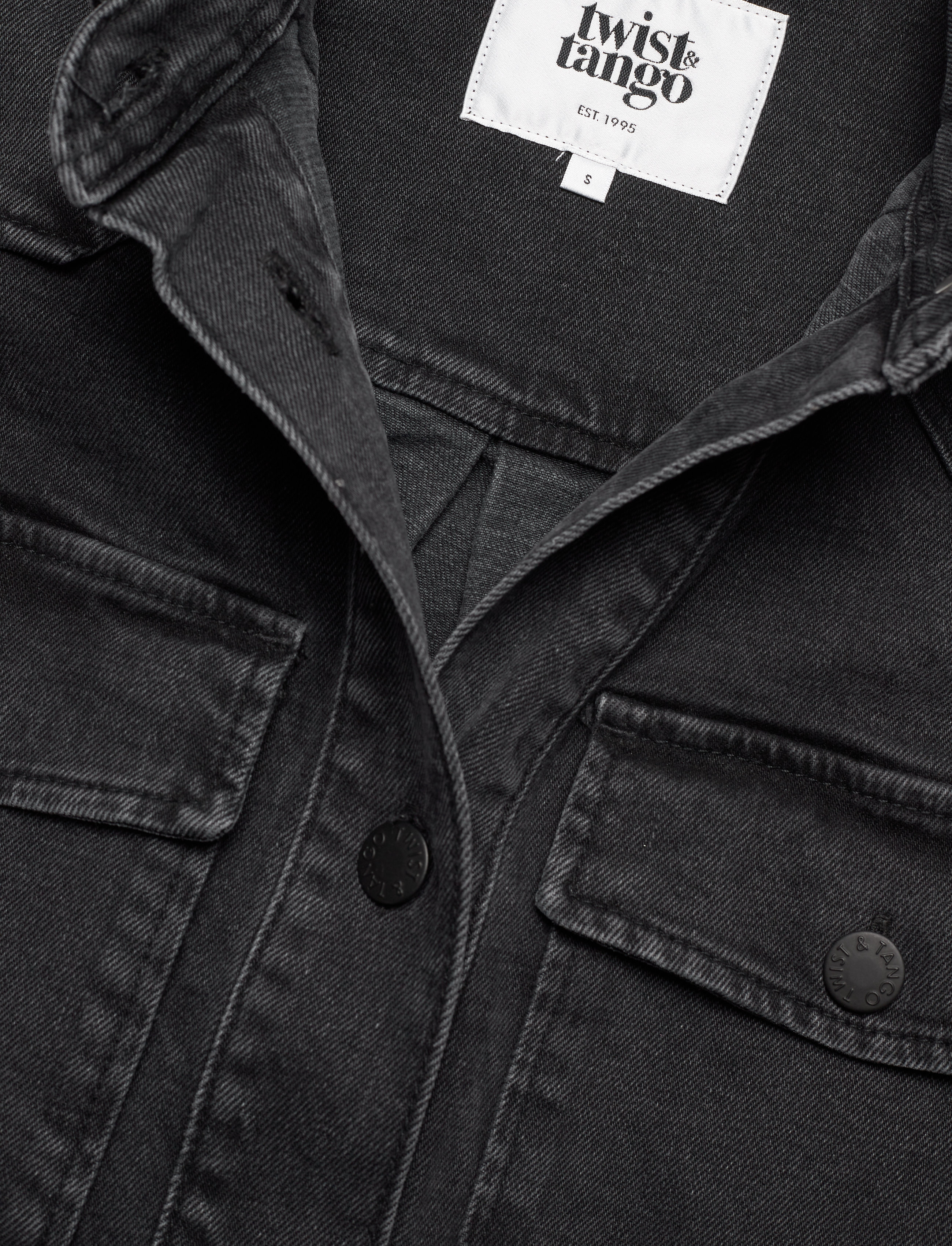 Twist & Tango - Esti Denim Overshirt - blackish grey - 2