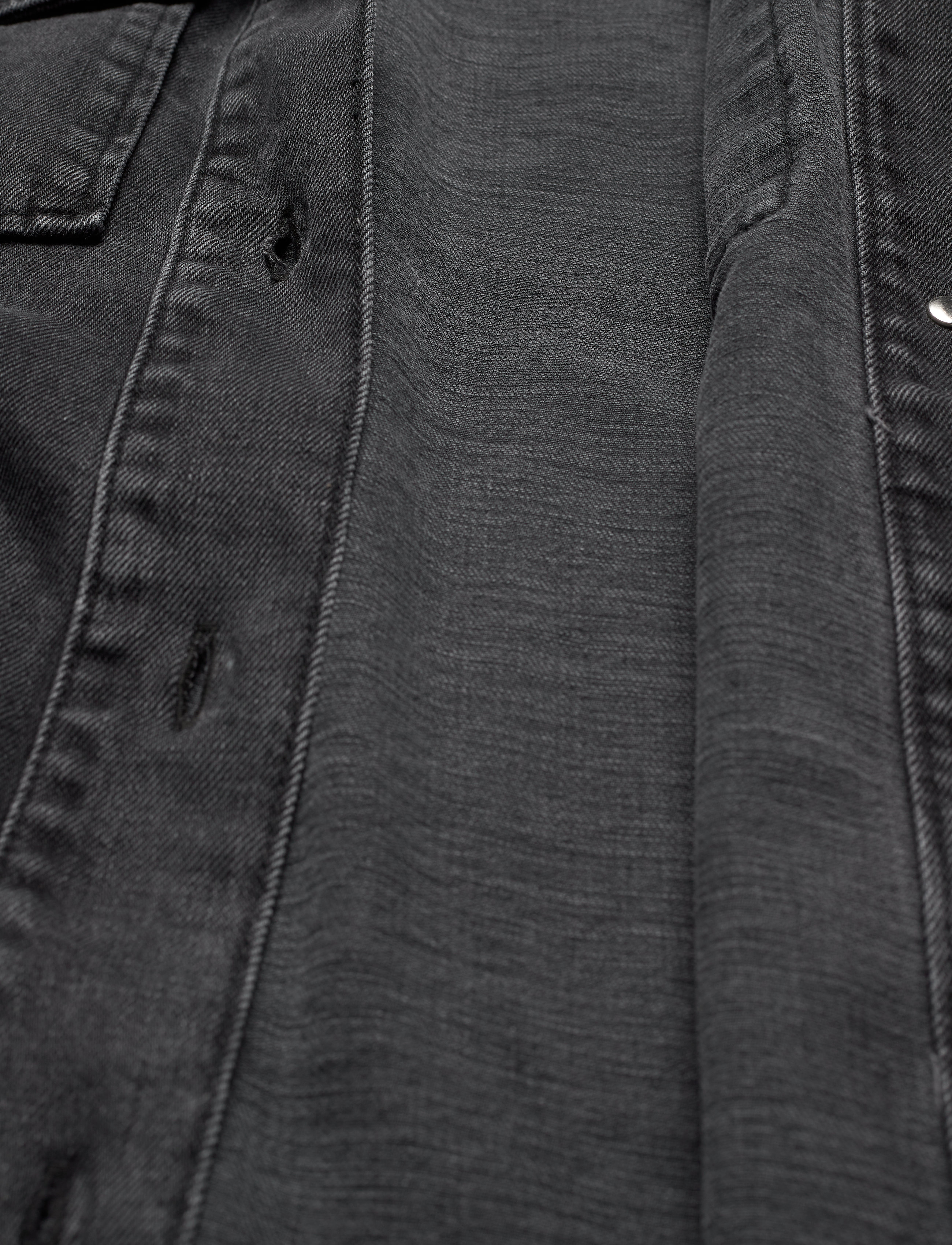 Twist & Tango - Esti Denim Overshirt - blackish grey - 4