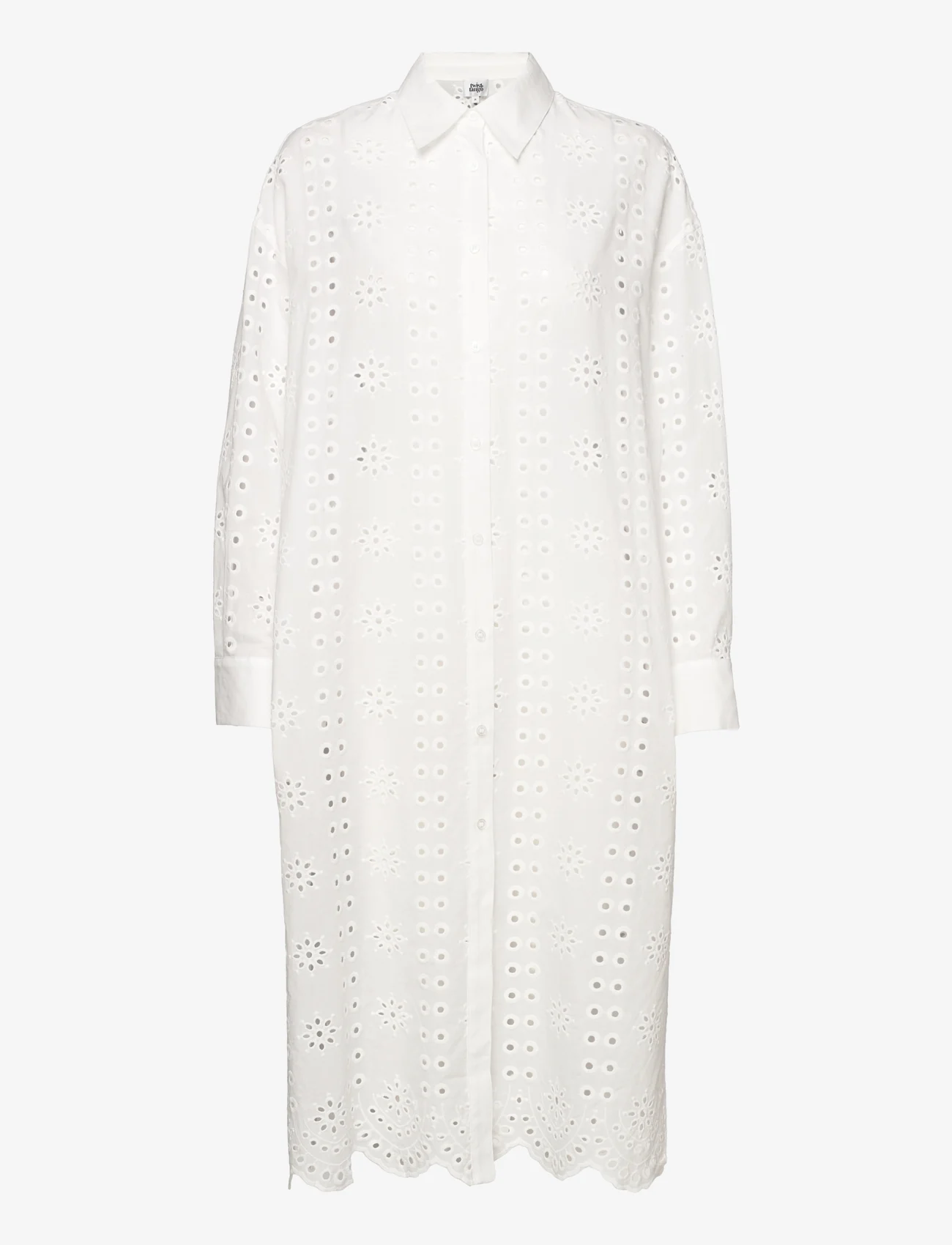 Twist & Tango - Fiona Shirt Dress - skjortklänningar - white - 0