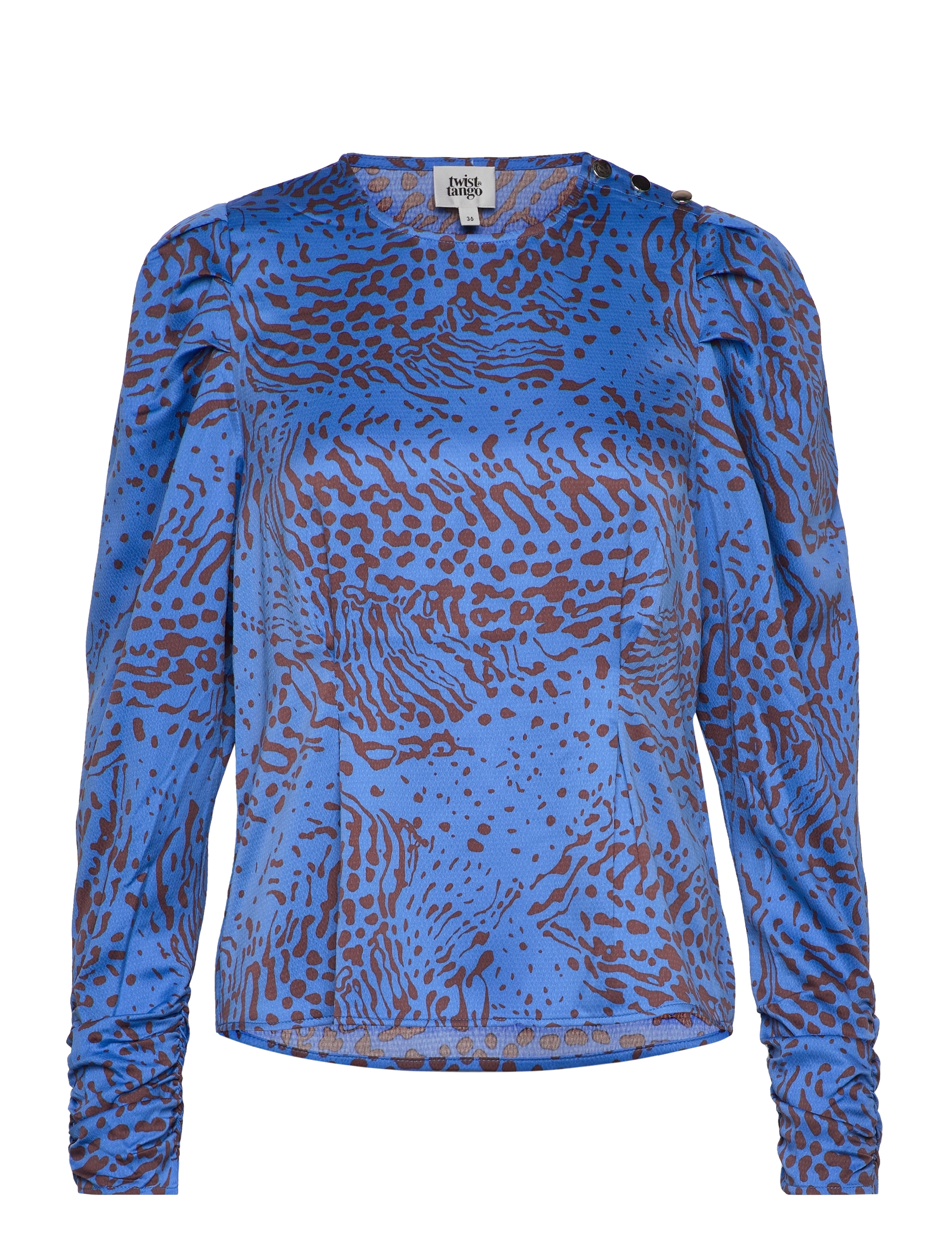 Twist & Tango Zuri Blouse, 38, Blouses, Blau - Long-sleeved, Frauen
