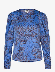 Twist & Tango - Zuri Blouse - long-sleeved blouses - spotted blue - 0