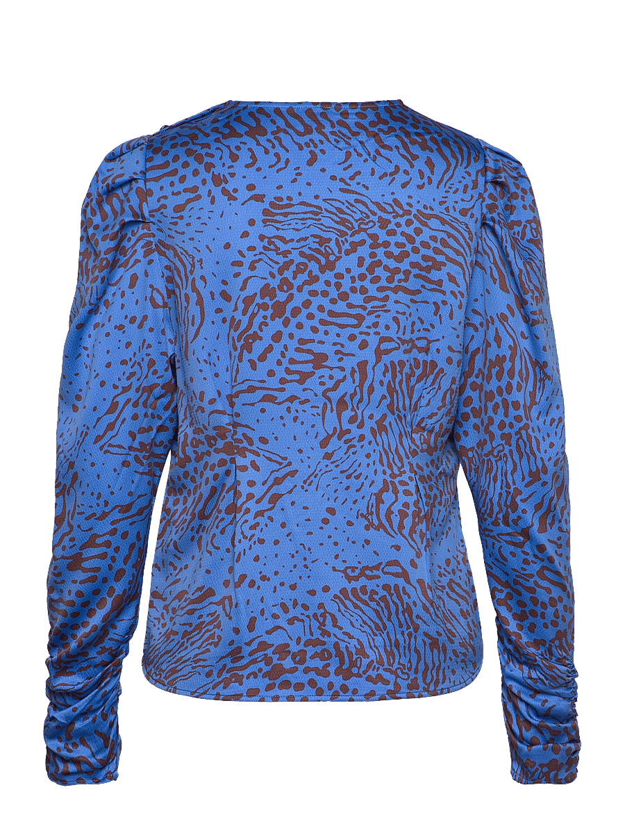 Twist & Tango - Zuri Blouse - pitkähihaiset puserot - spotted blue - 1
