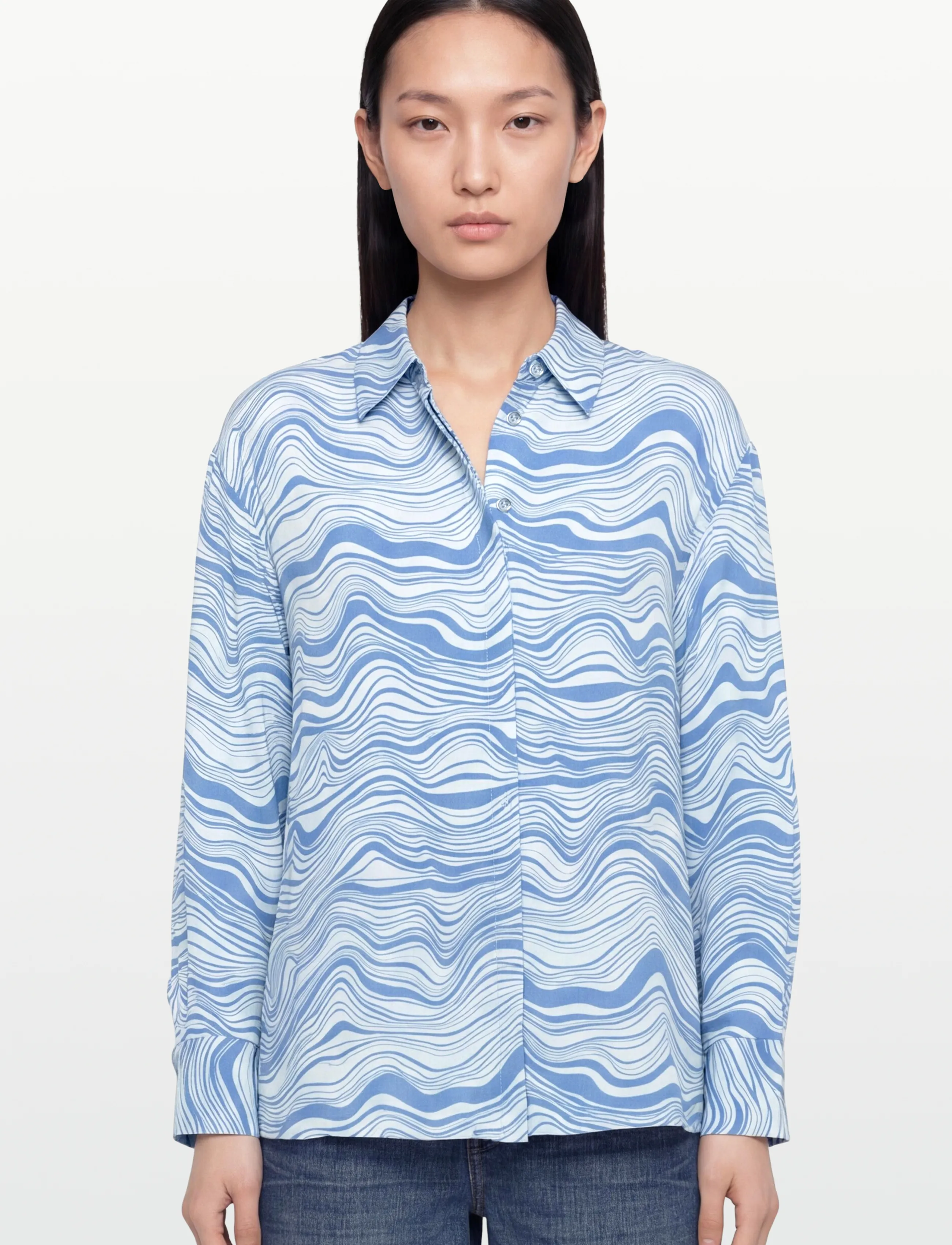 Twist & Tango - Nikita Shirt - langärmlige hemden - psychedelic blue - 3
