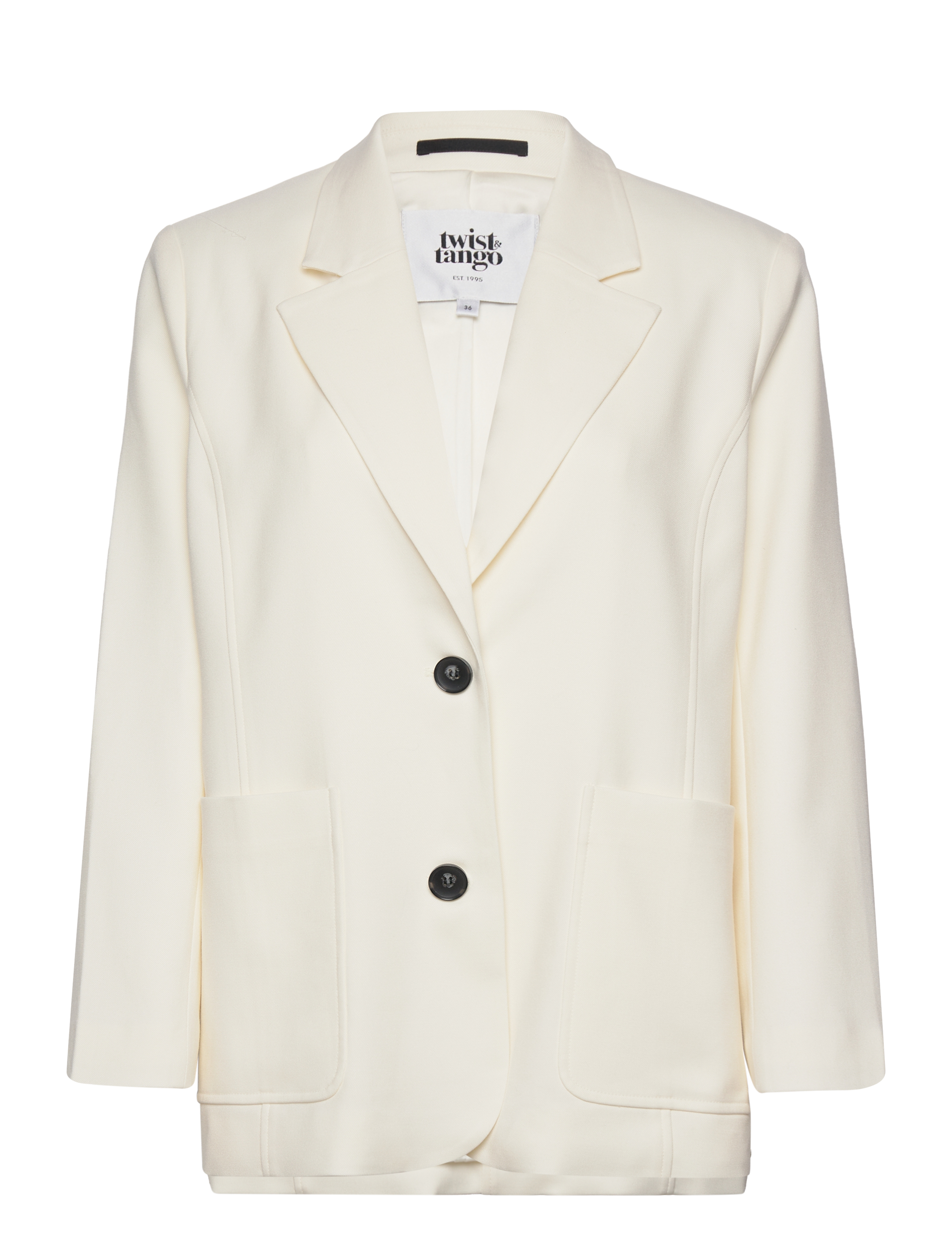 Twist & Tango Lottie Blazer, 36, White, Blazere > Enkeltradede Blazere, Dame