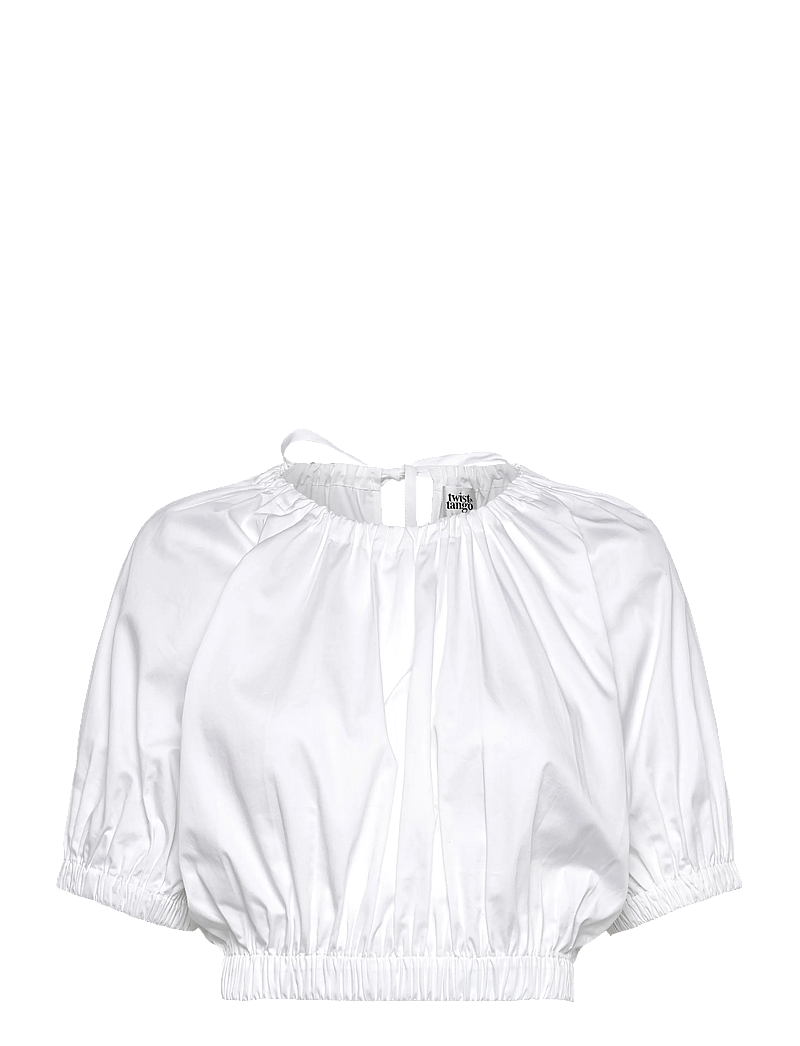 Twist & Tango - Dirce Blouse - kurzämlige blusen - white - 0
