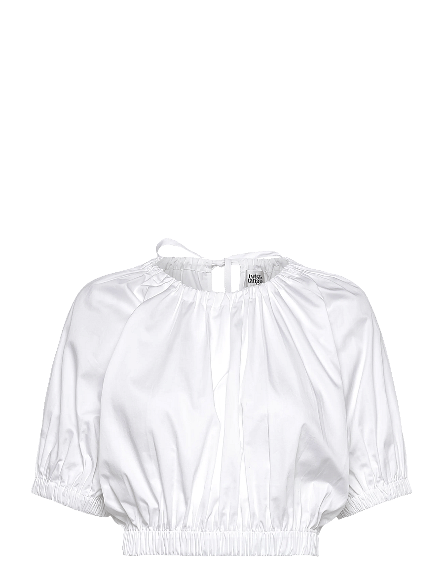 Twist & Tango - Dirce Blouse - kurzärmelige blusen - white - 0