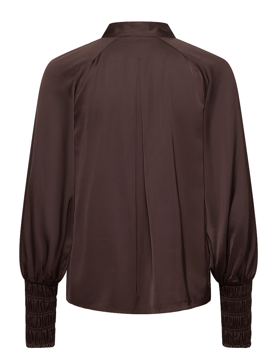 Twist & Tango - Beverley Blouse - langærmede bluser - coffee - 2