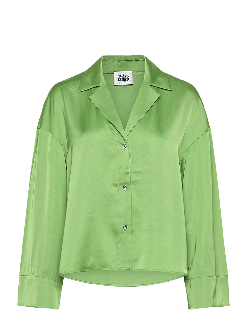 Twist & Tango - Tricia Shirt - langærmede skjorter - green tea - 0