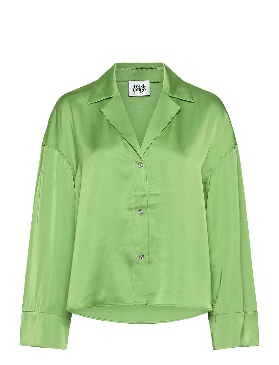 Twist & Tango - Tricia Shirt - pikkade varrukatega särgid - green tea - 1
