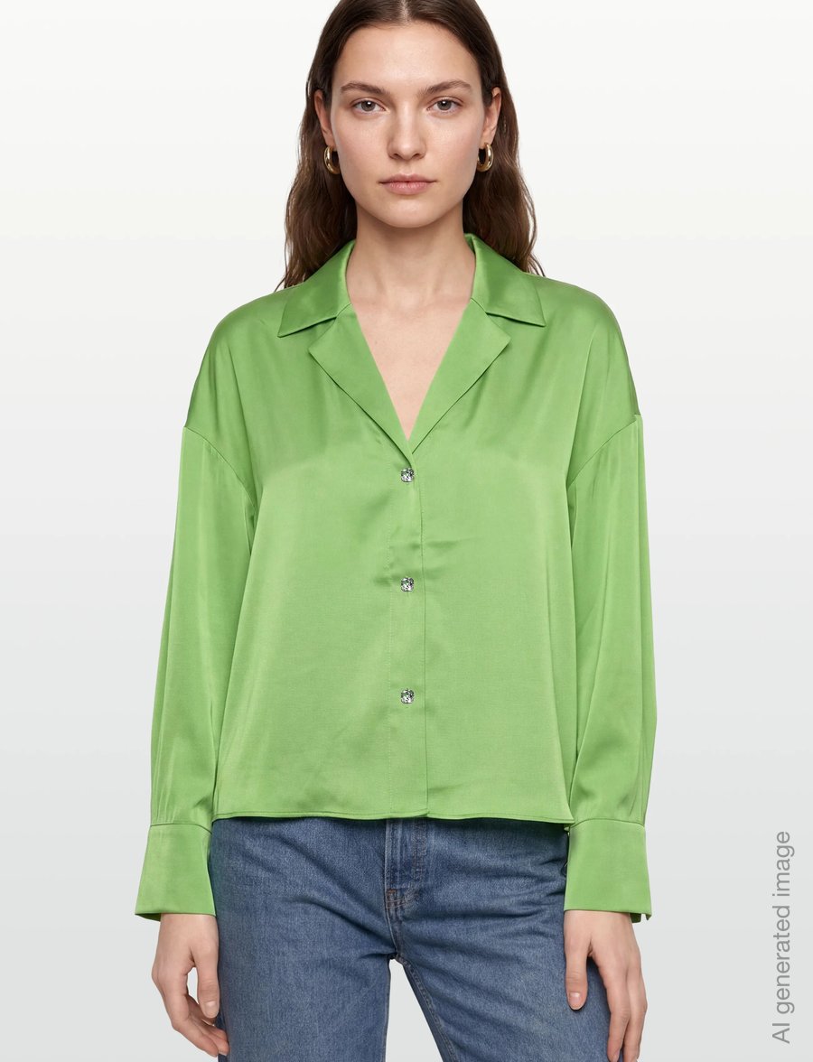 Twist & Tango - Tricia Shirt - pikkade varrukatega särgid - green tea - 3