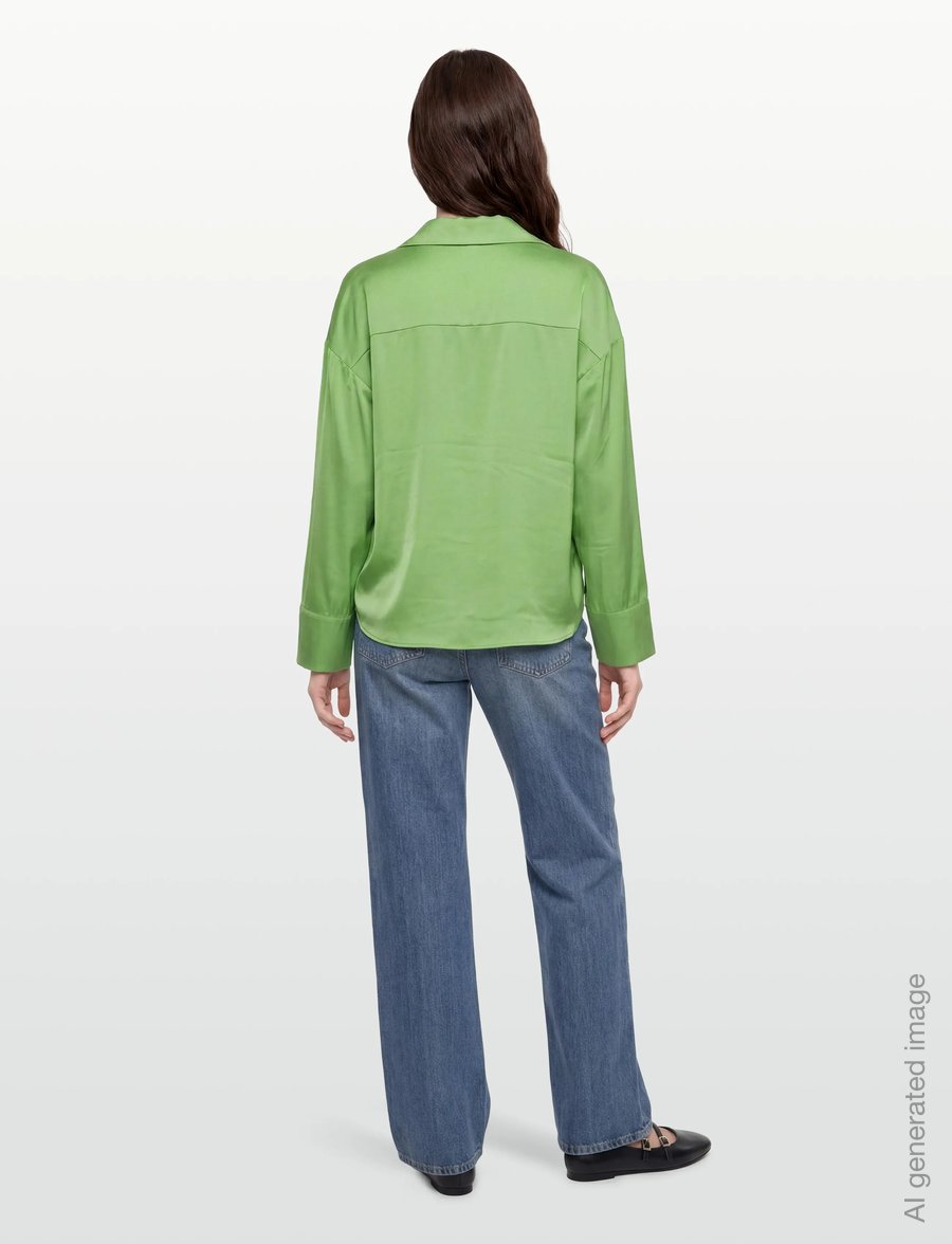 Twist & Tango - Tricia Shirt - pikkade varrukatega särgid - green tea - 4