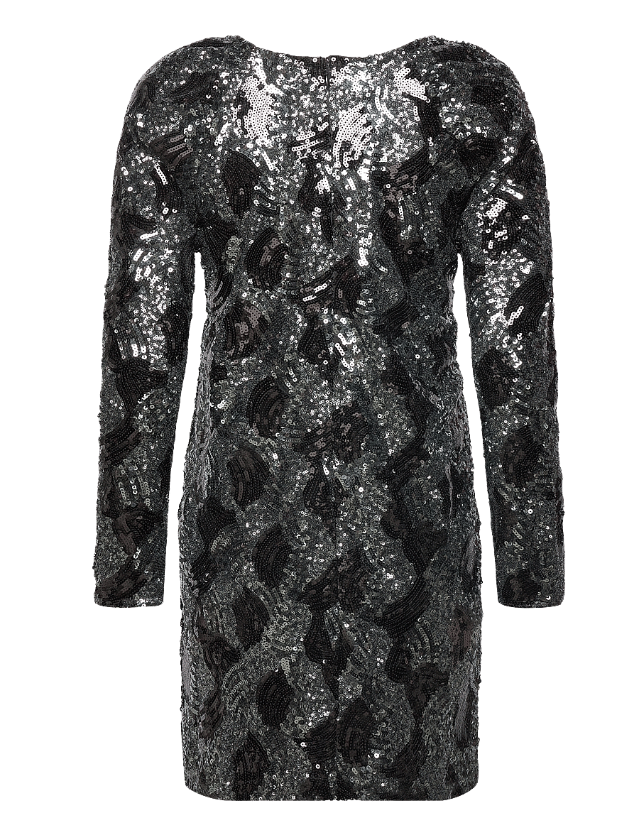 Twist & Tango - Corinna Dress - paillettenkleider - gun metal - 1