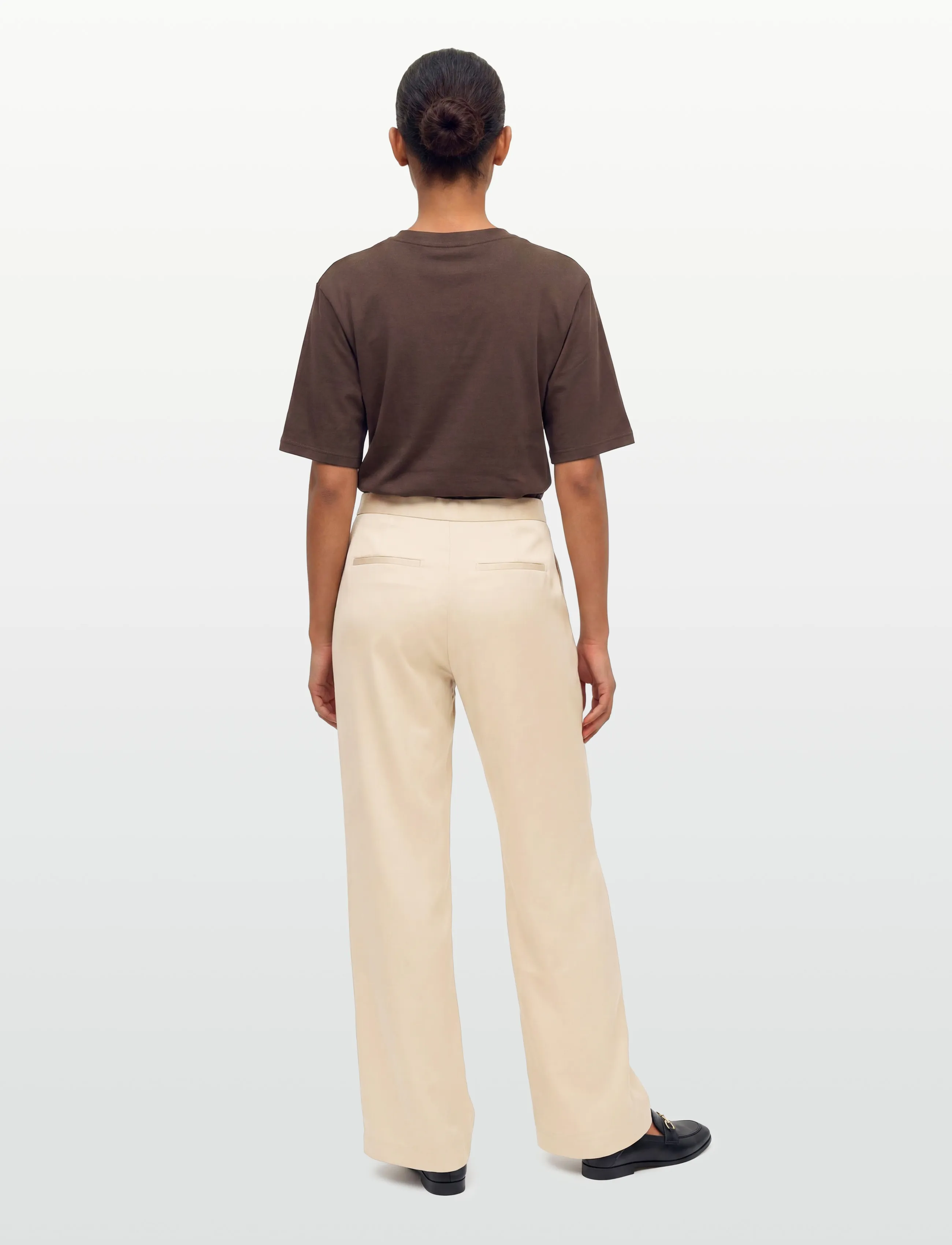Twist & Tango - Mariam Trousers - bukser med lige ben - shimmering beige - 4