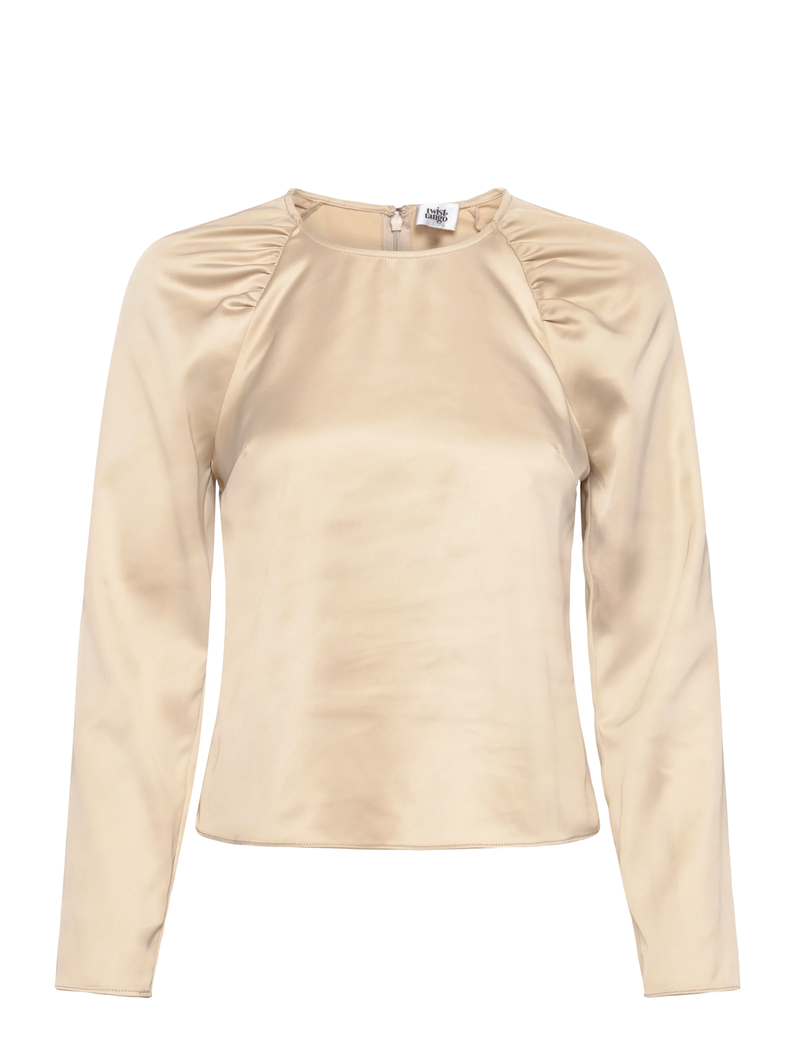 Twist & Tango Clover Blouse - Bluser - SHIMMERING BEIGE / beige