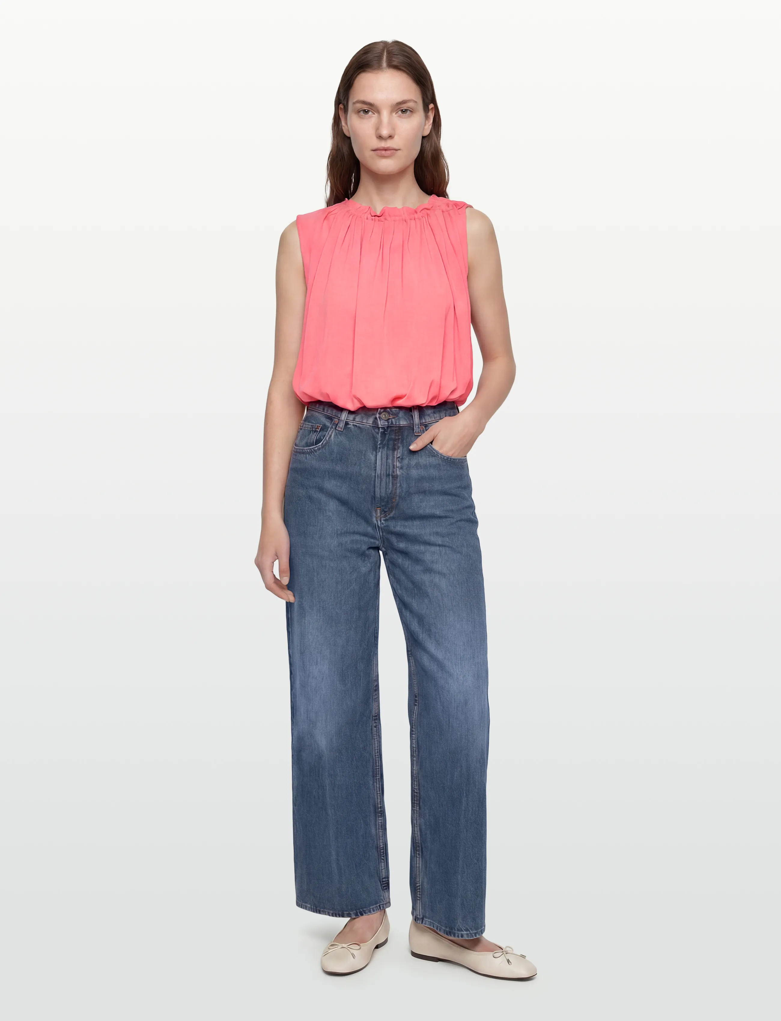 Twist & Tango - Winnie Top - ermeløse bluser - tea rose - 0