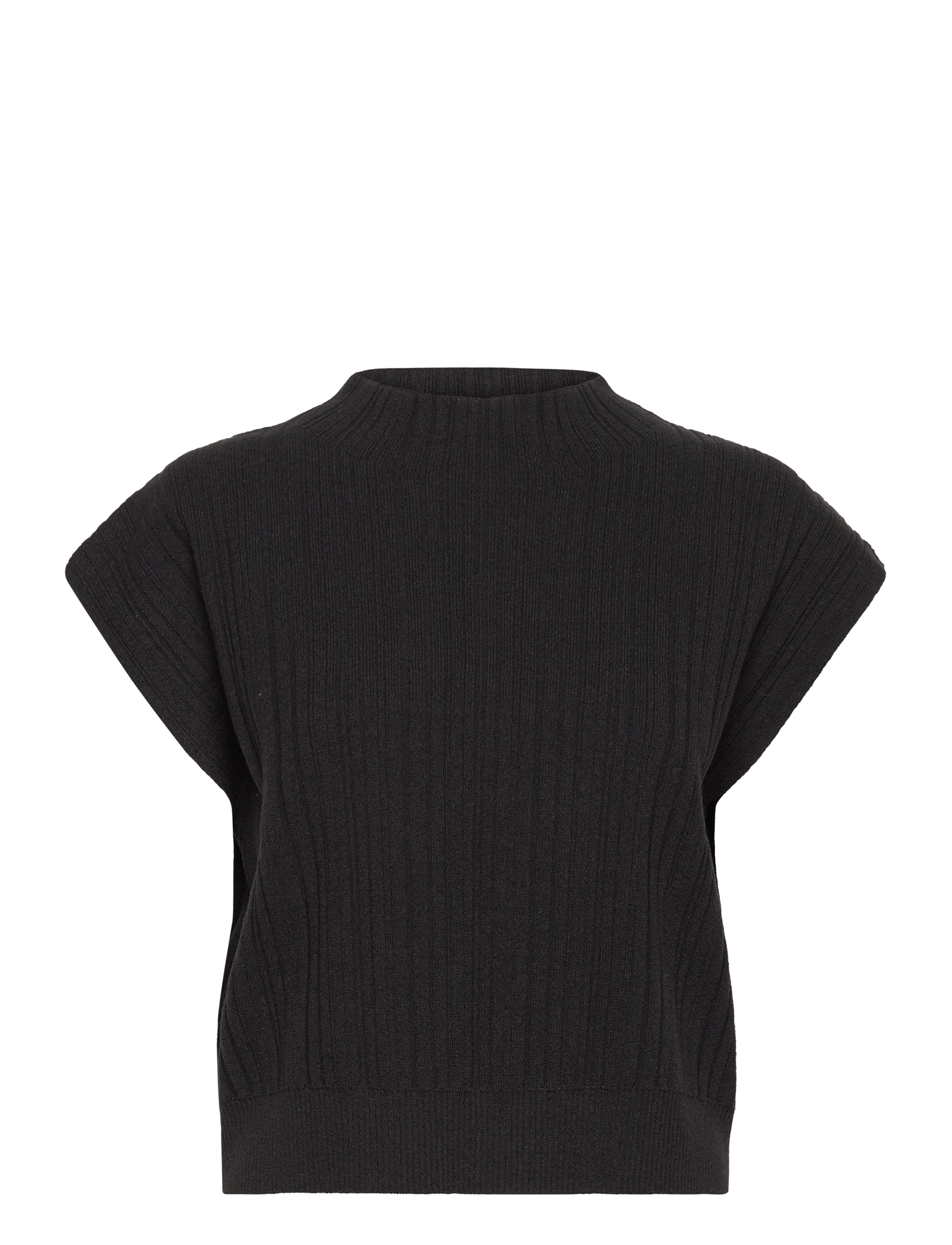 Sylvie  Funnel Top - BLACK