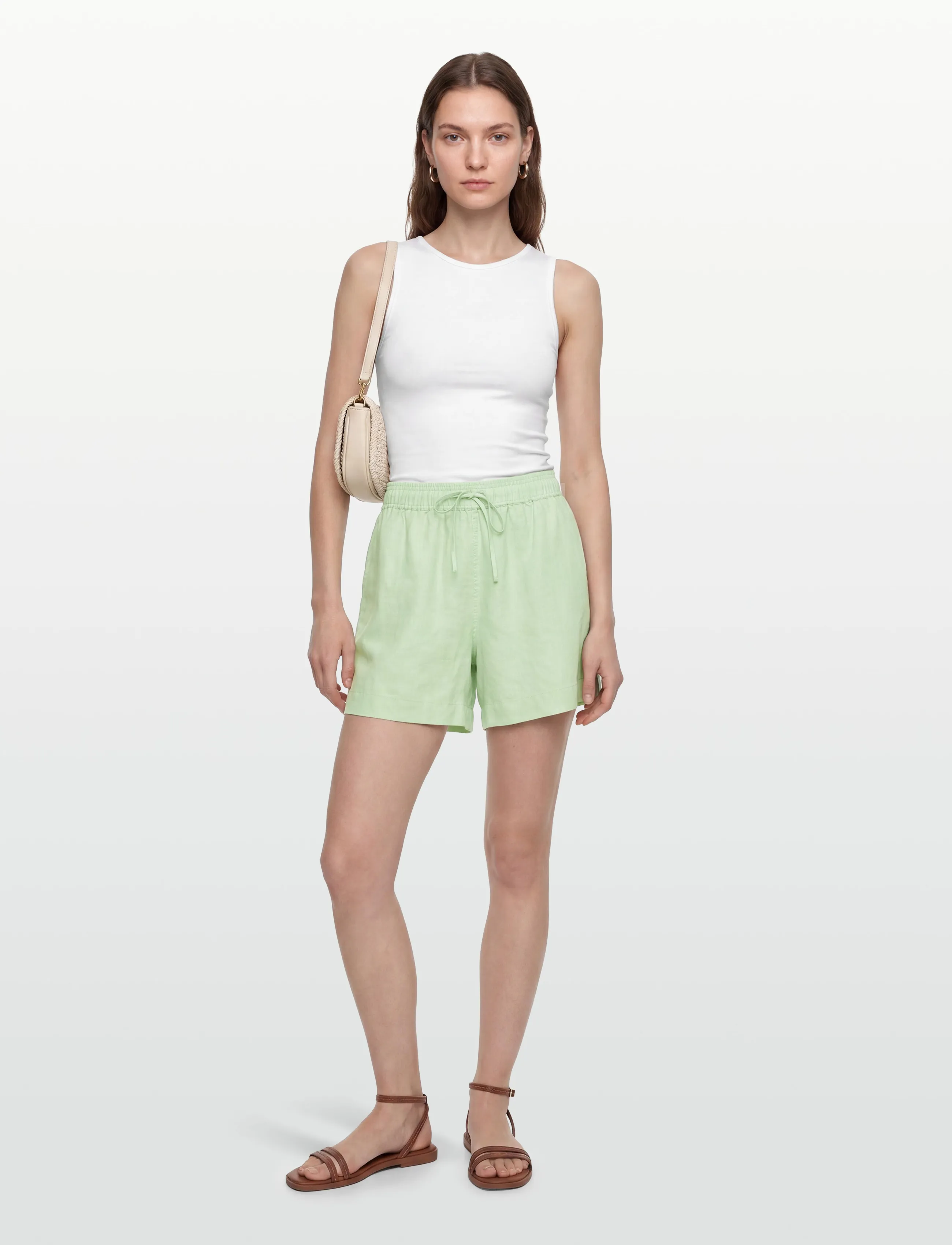 Twist & Tango - Melody Linen Shorts - kvinner - mint - 0