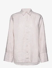 Twist & Tango - Alexandria Shirt - linasest riidest särgid - beige melange - 0
