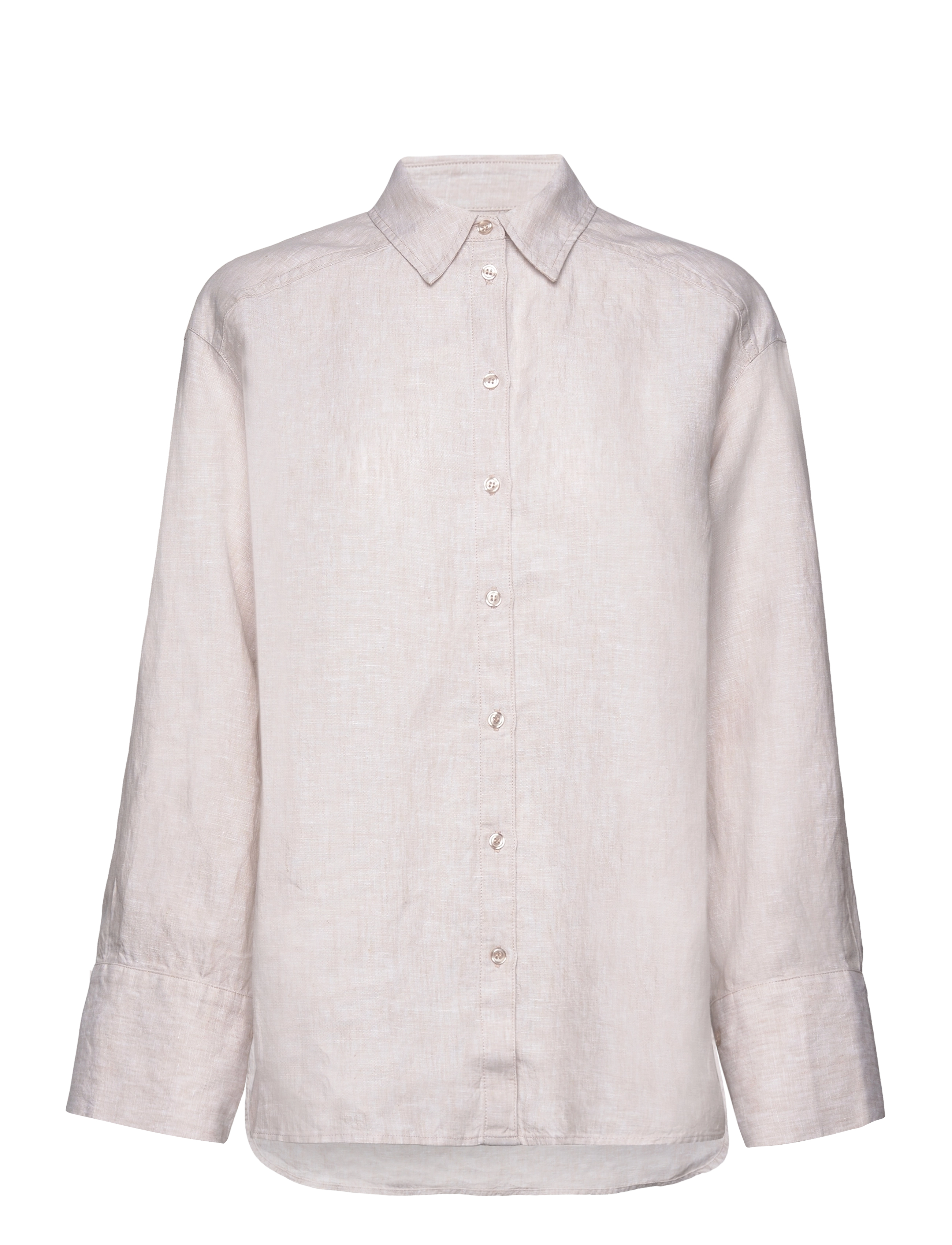 Twist & Tango Alexandria Shirt - Hørskjorter - BEIGE MELANGE / beige