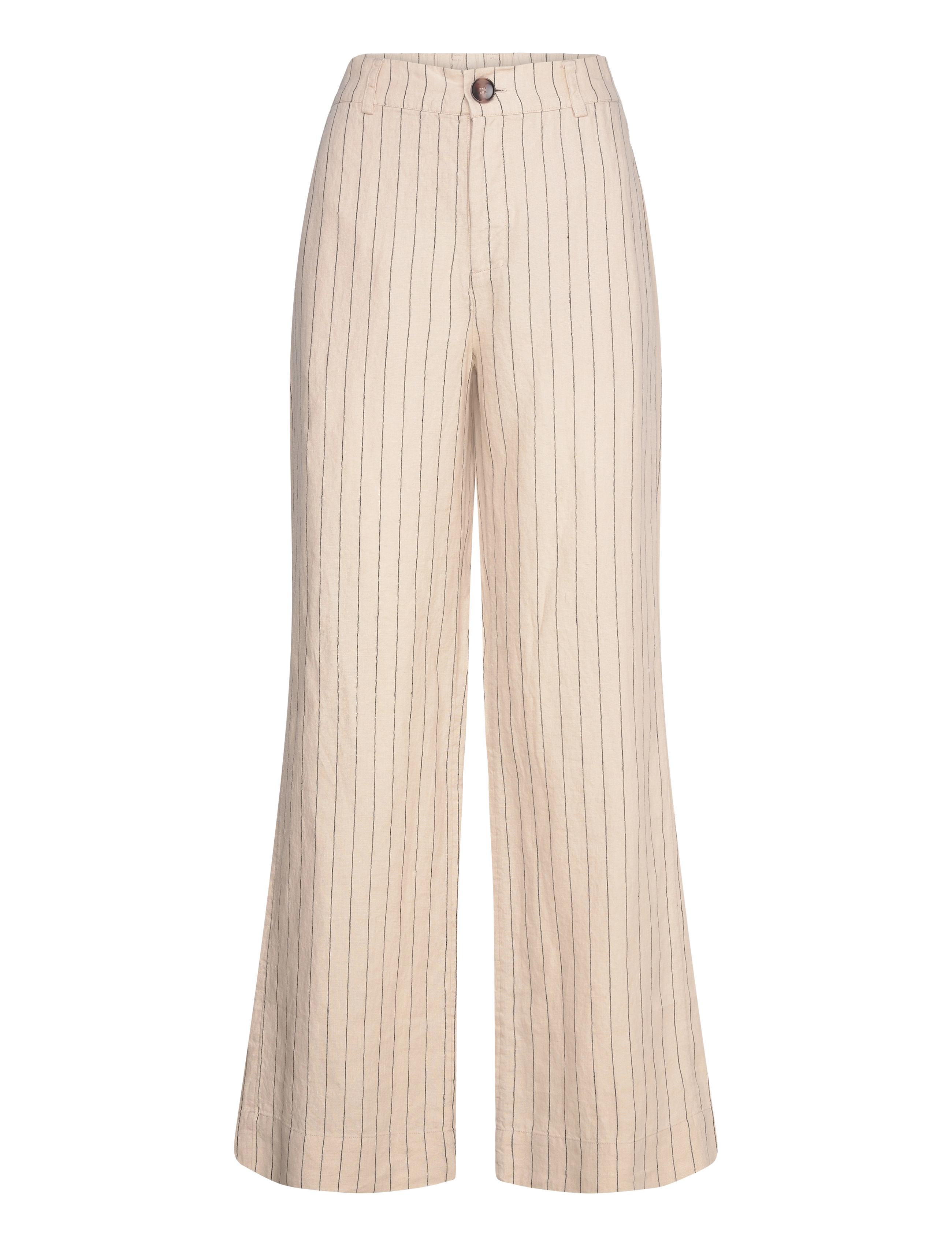 Twist & Tango Serena Linen Trousers - Linased püksid - BEIGE PINSTRIPE / beige