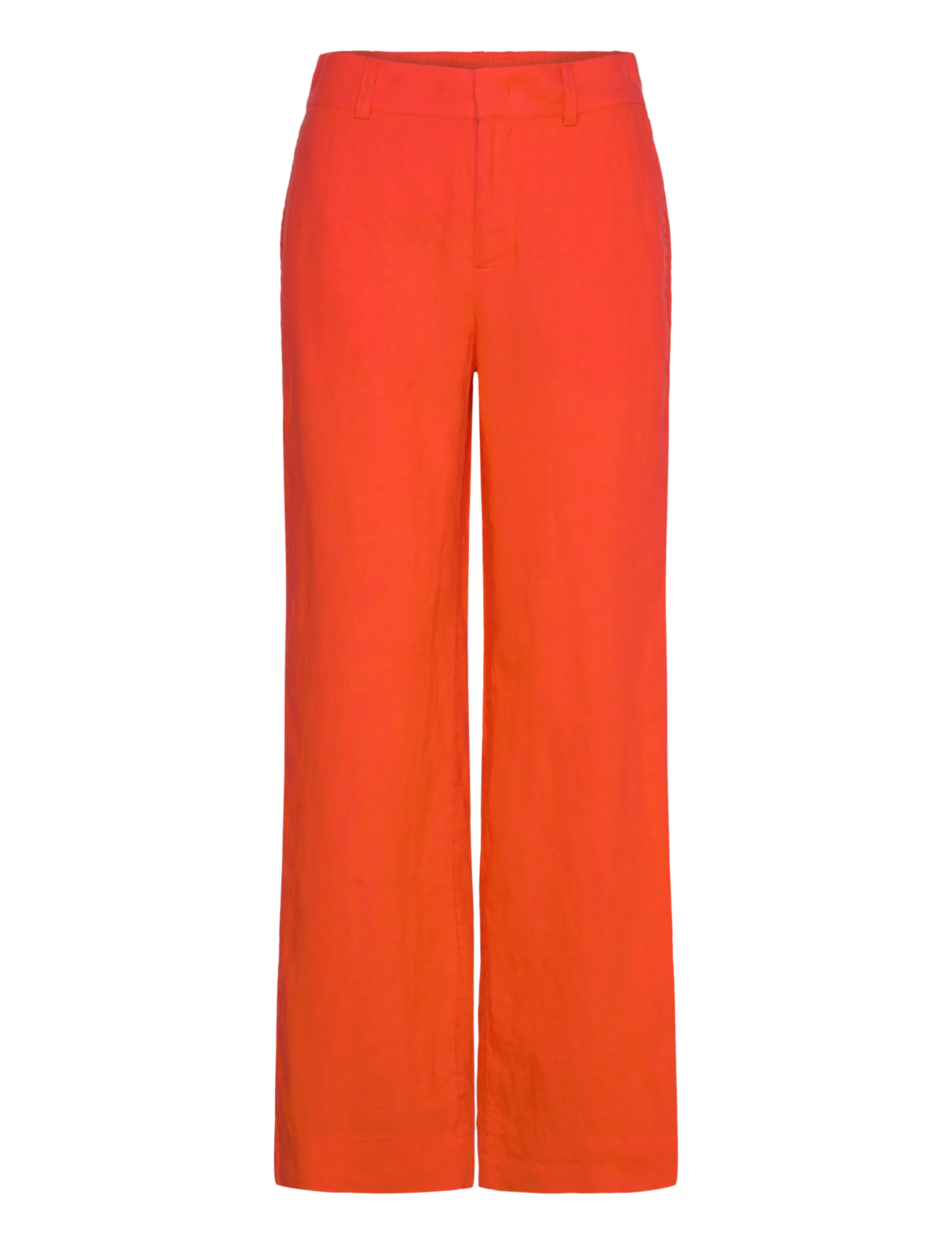 Twist & Tango Serena Linen Trousers - Kläder - MANDARIN RED / orange