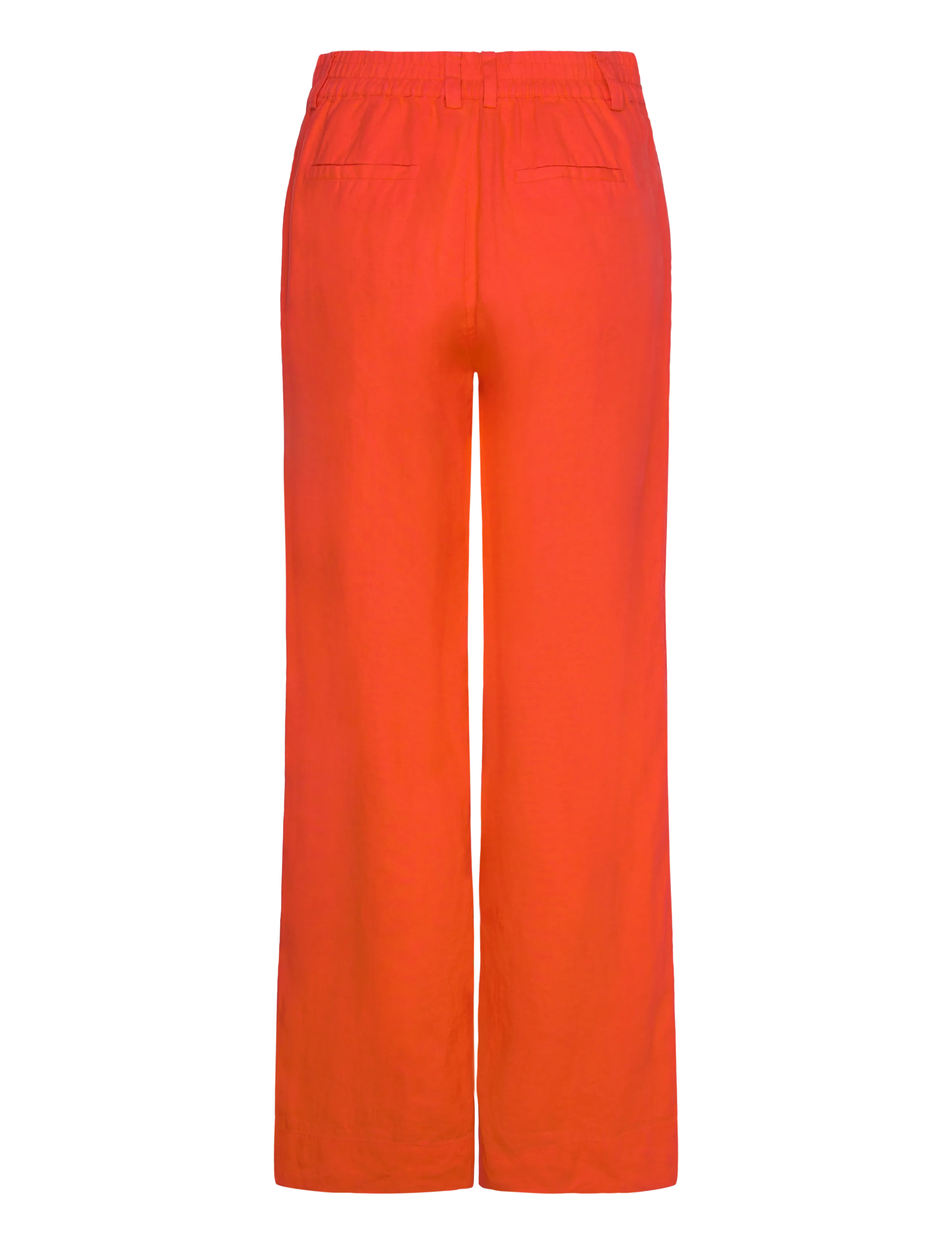 Twist & Tango - Serena Linen Trousers - hørbukser - mandarin red - 2