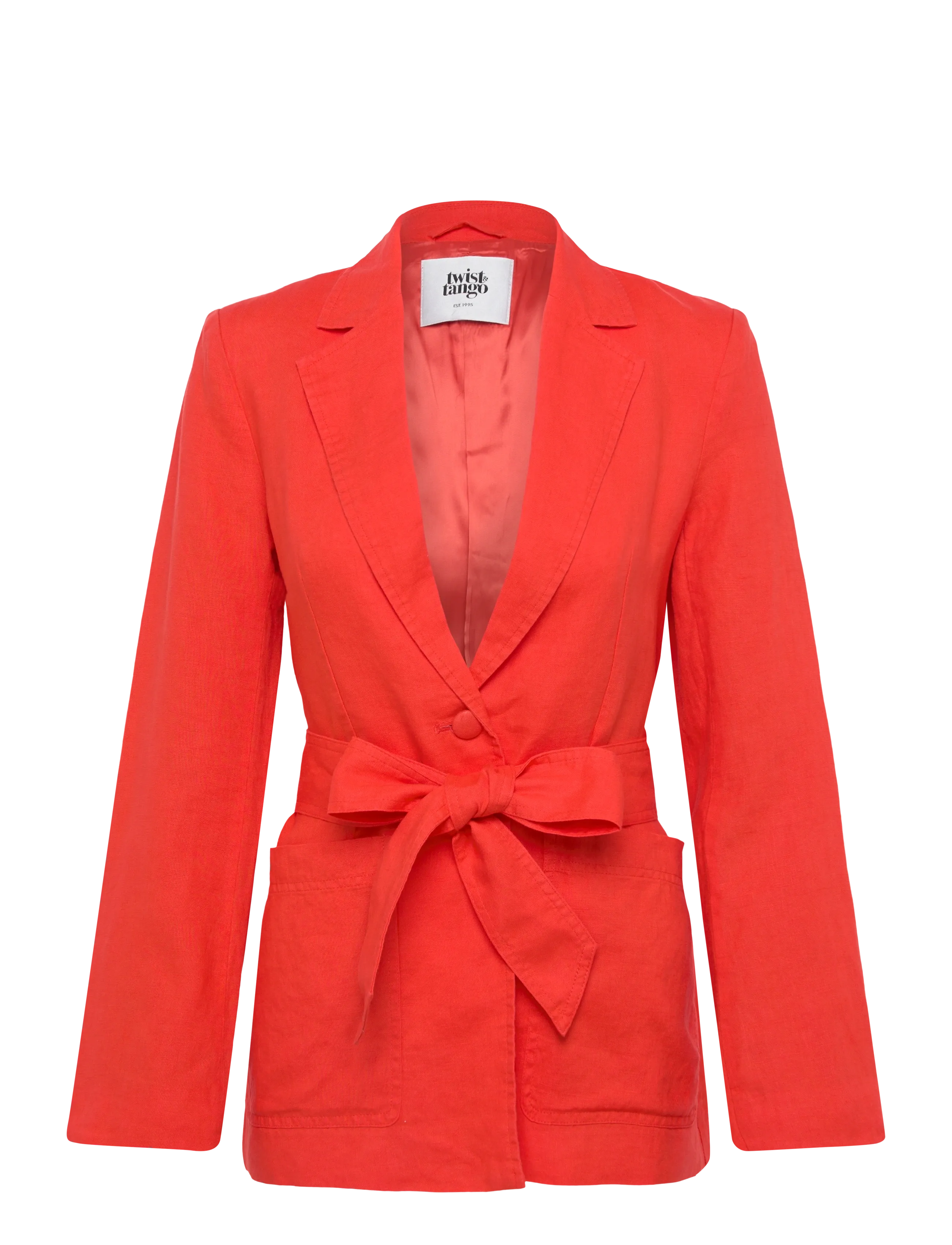 Presely Blazer - MANDARIN RED