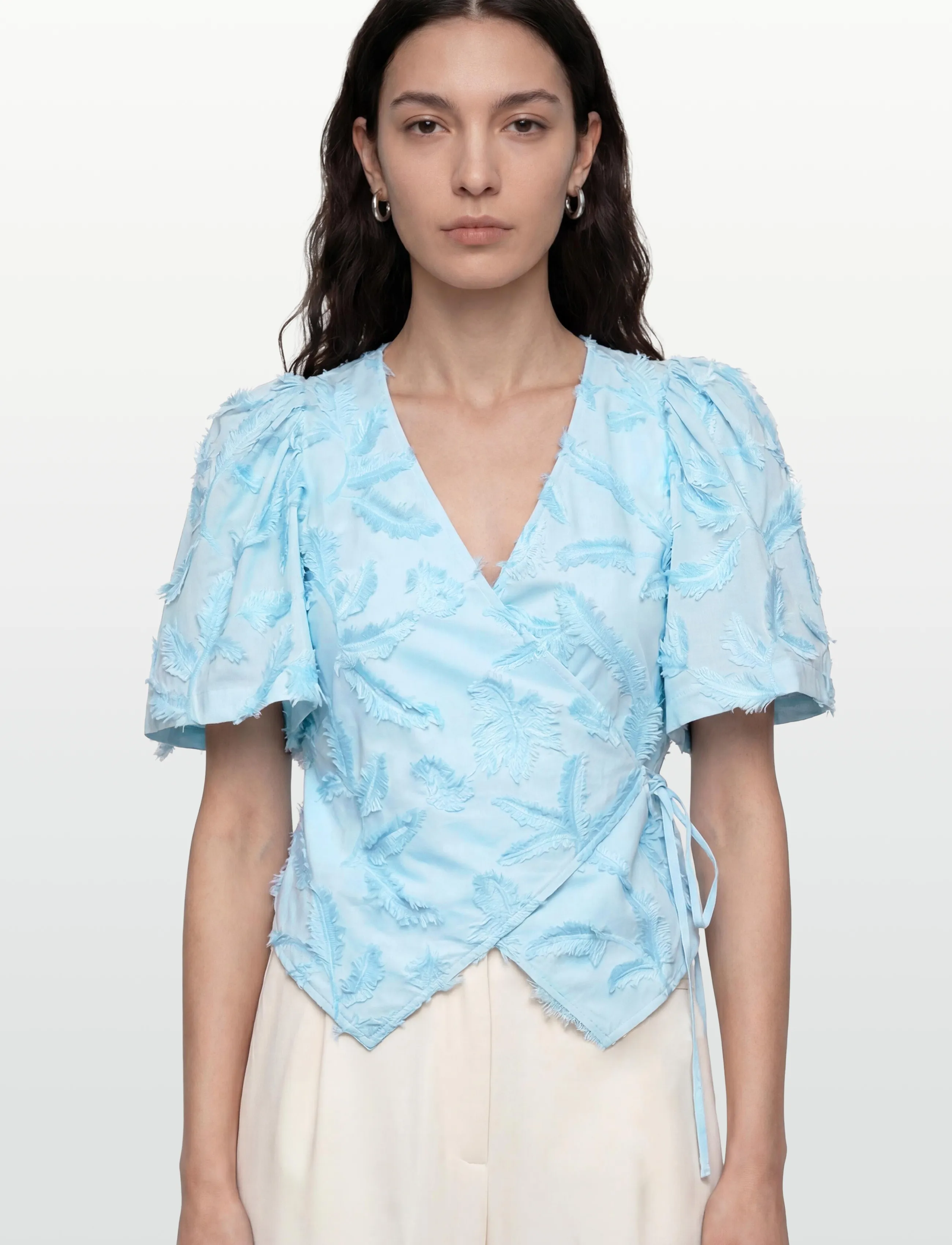 Twist & Tango - Ari Top - kurzämlige blusen - lt blue - 3