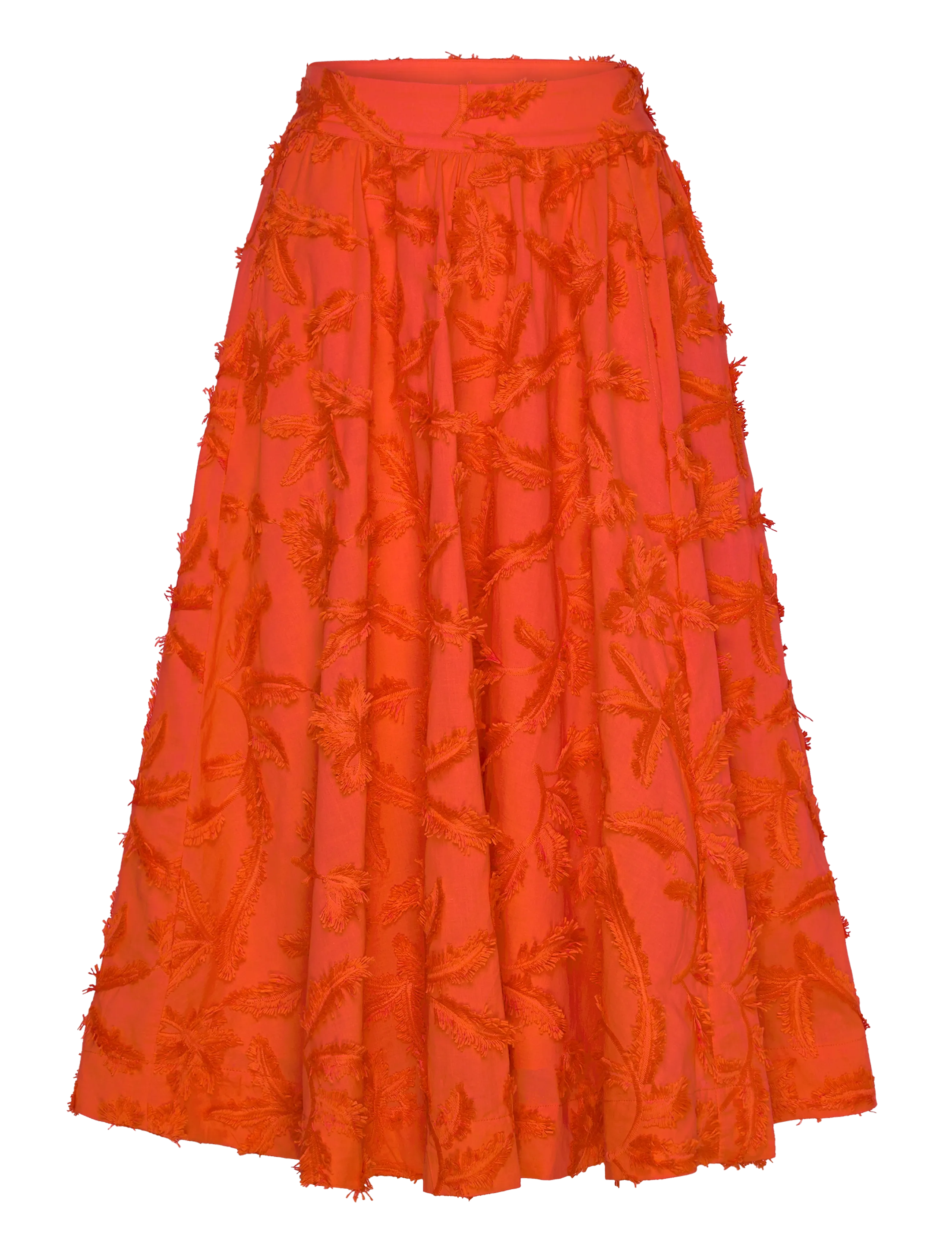 Meadow Skirt - MANDARIN RED