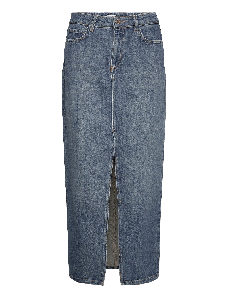 Twist & Tango - Hattie Rigid Denim Skirt - jeanskjolar - dk blue wash - 0