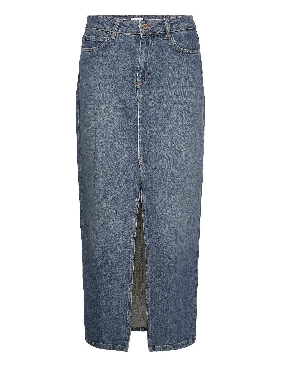 Twist & Tango - Hattie Rigid Denim Skirt - farkkuhameet - dk blue wash - 0