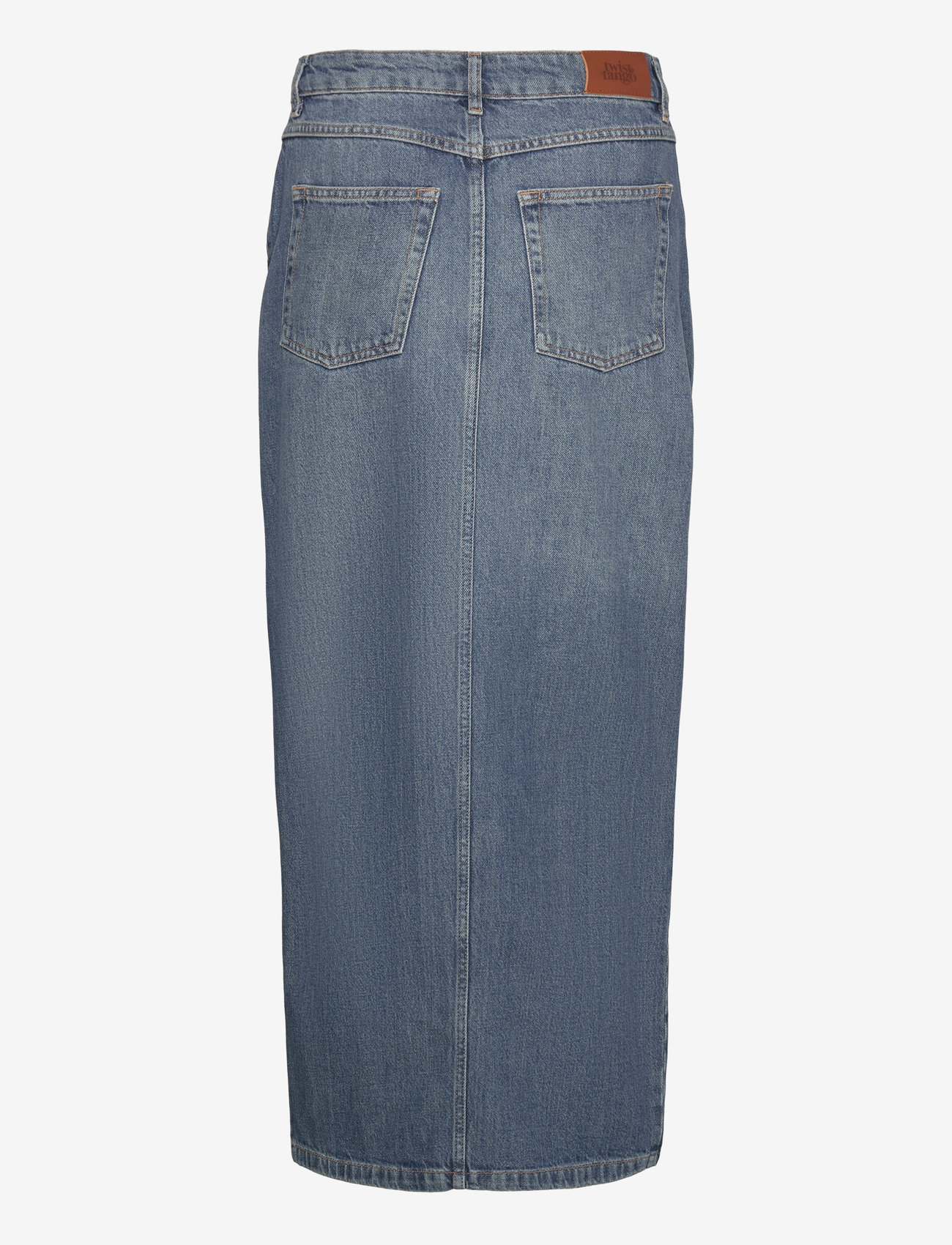 Twist & Tango - Hattie Rigid Denim Skirt - jeanskjolar - dk blue wash - 1