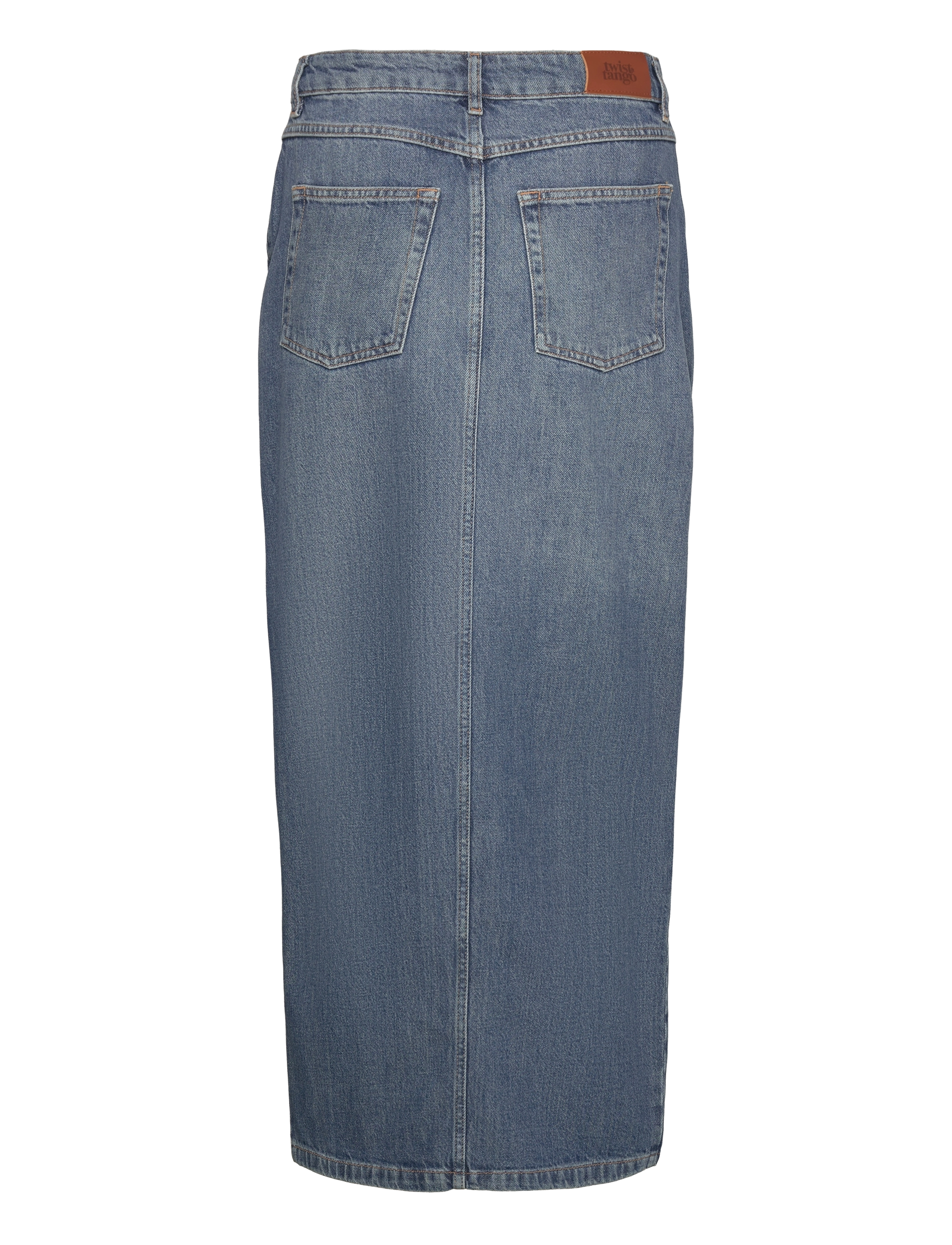 Twist & Tango - Hattie Rigid Denim Skirt - farkkuhameet - dk blue wash - 1