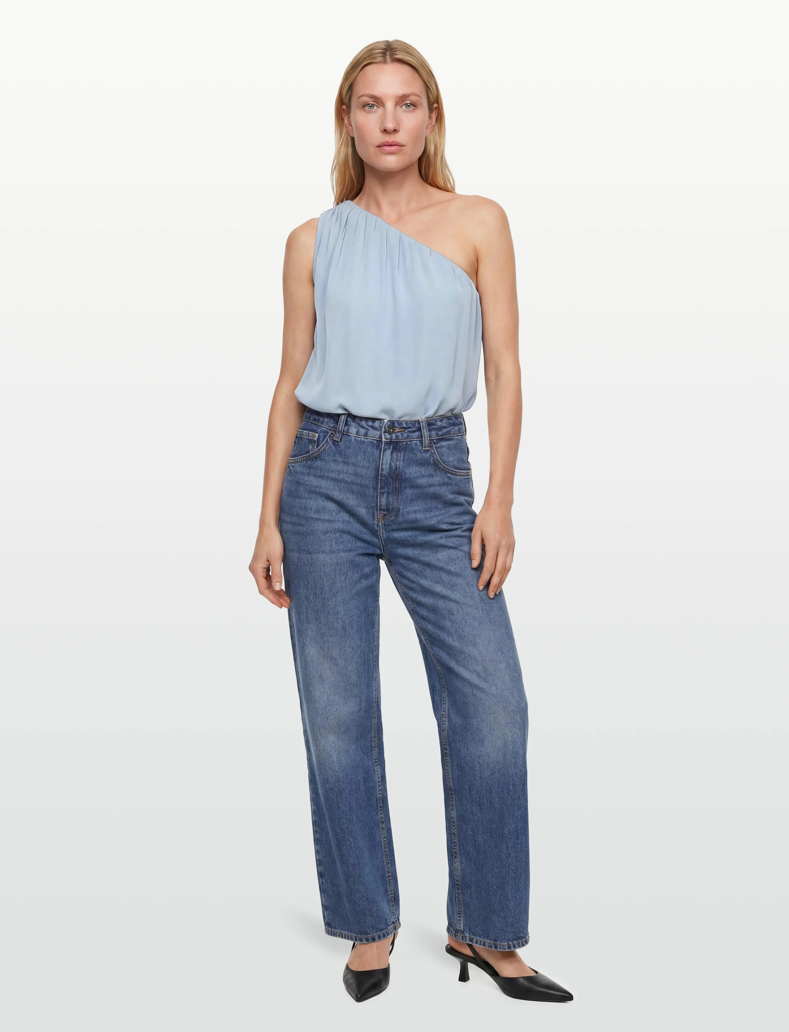 Twist & Tango - Luciana Blouse - Ærmeløse bluser - dusty blue - 0