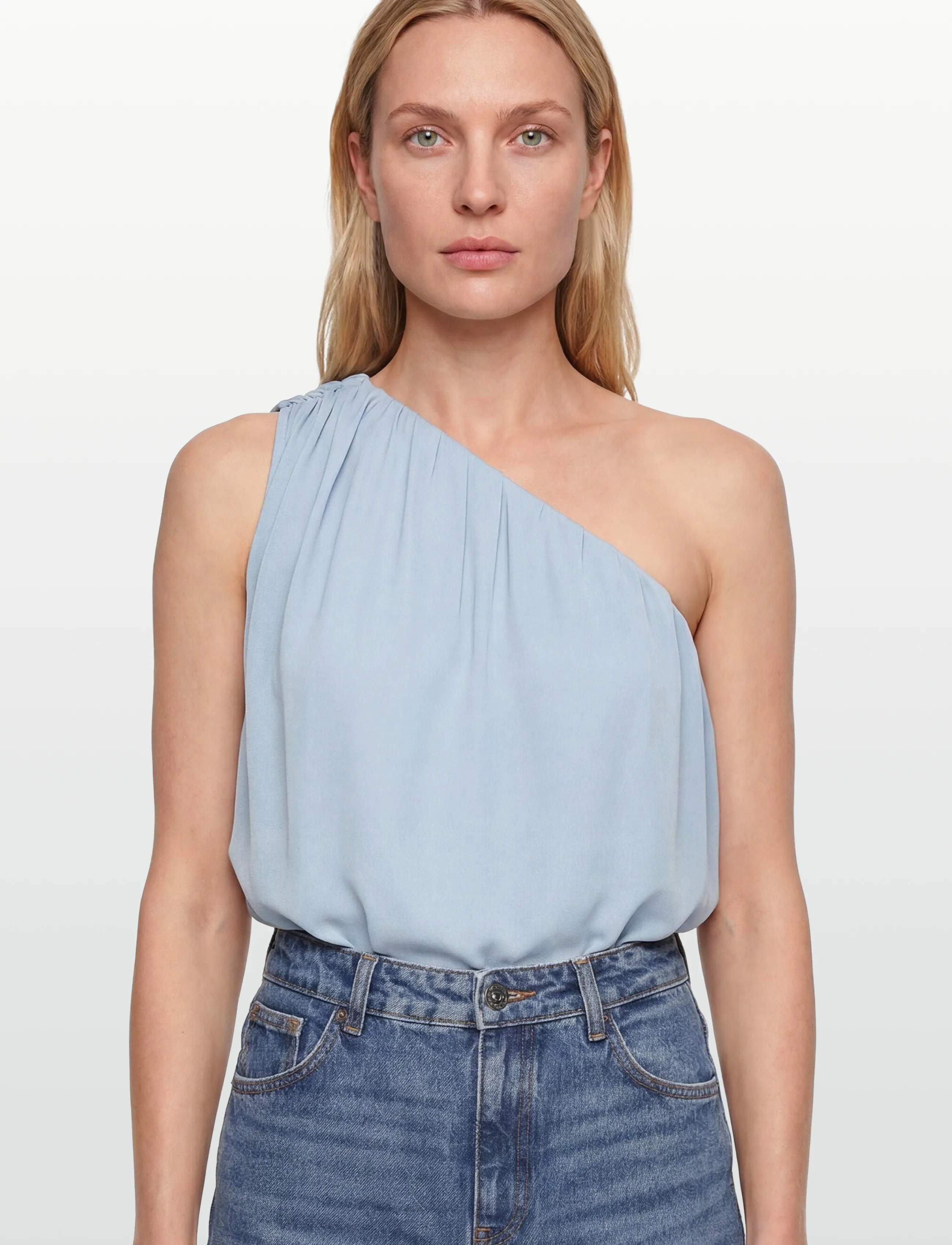 Twist & Tango - Luciana Blouse - Ærmeløse bluser - dusty blue - 3