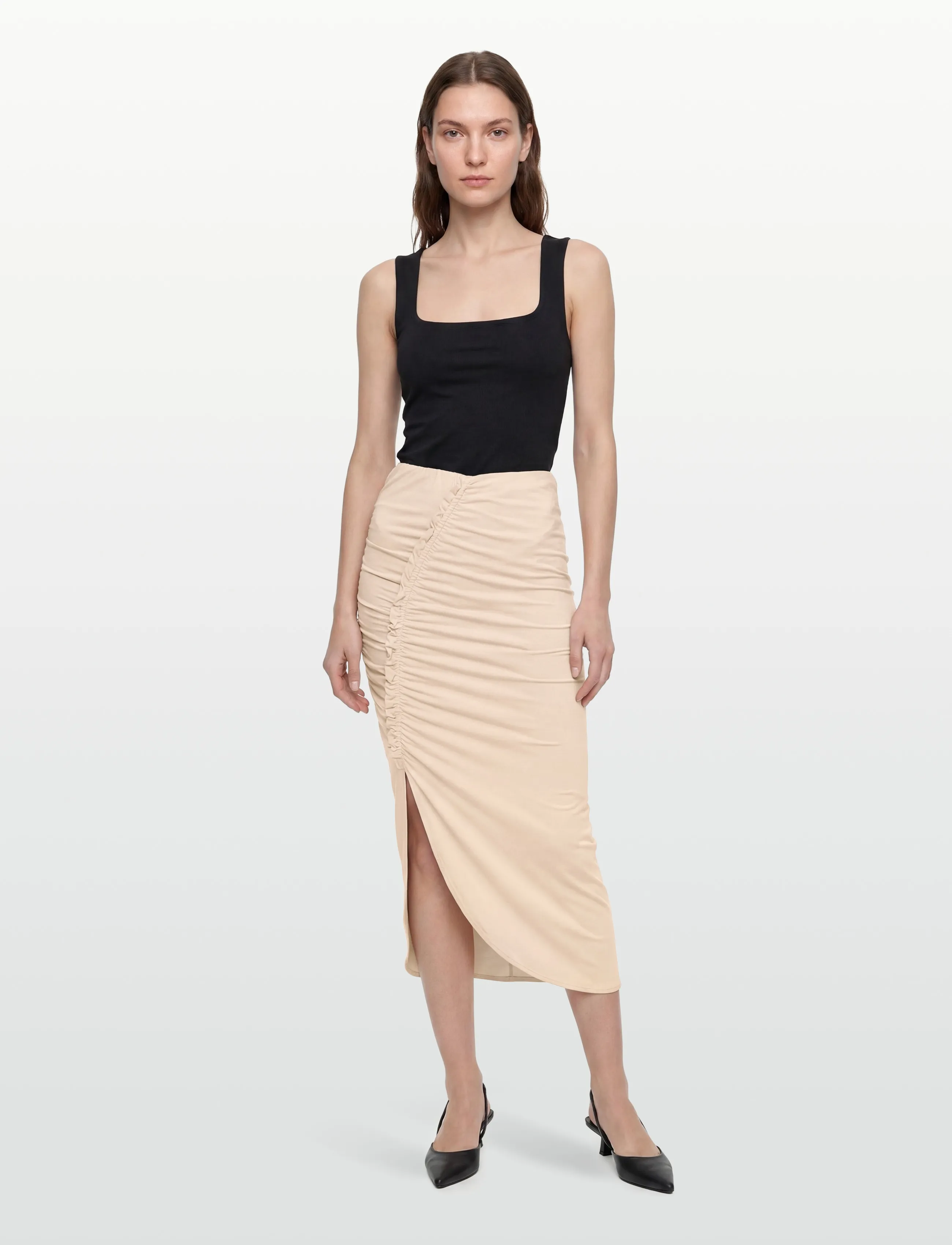 Twist & Tango - Wilhelmina Skirt - maxi nederdele - lt taupe - 0