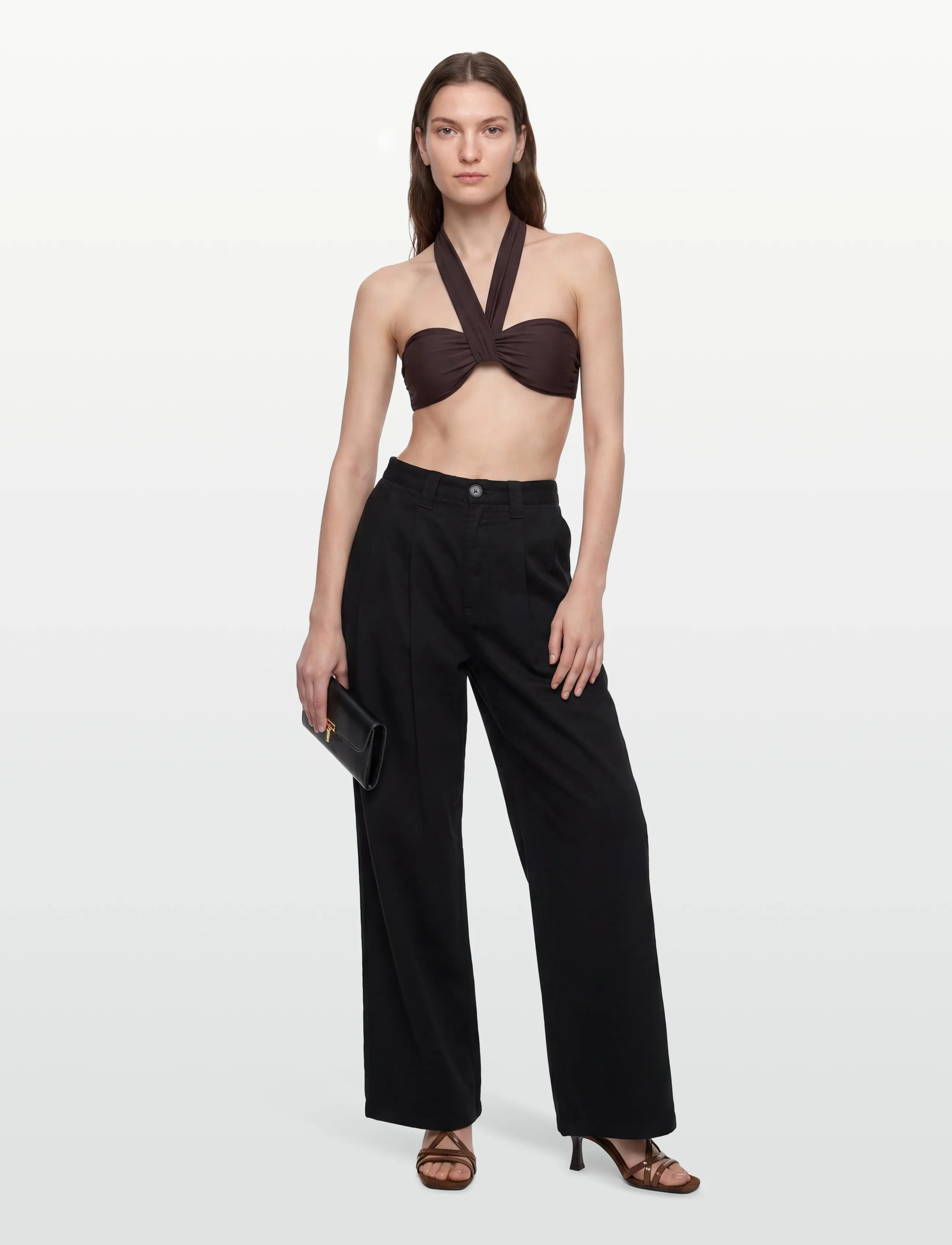 Twist & Tango - Cherise Bikini Top - dk brown - 0