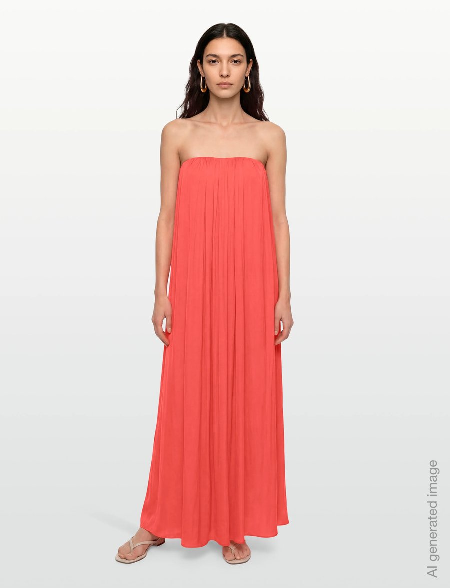 Twist & Tango - Begonia Bandeau Dress - maxikleider - candy apple - 0