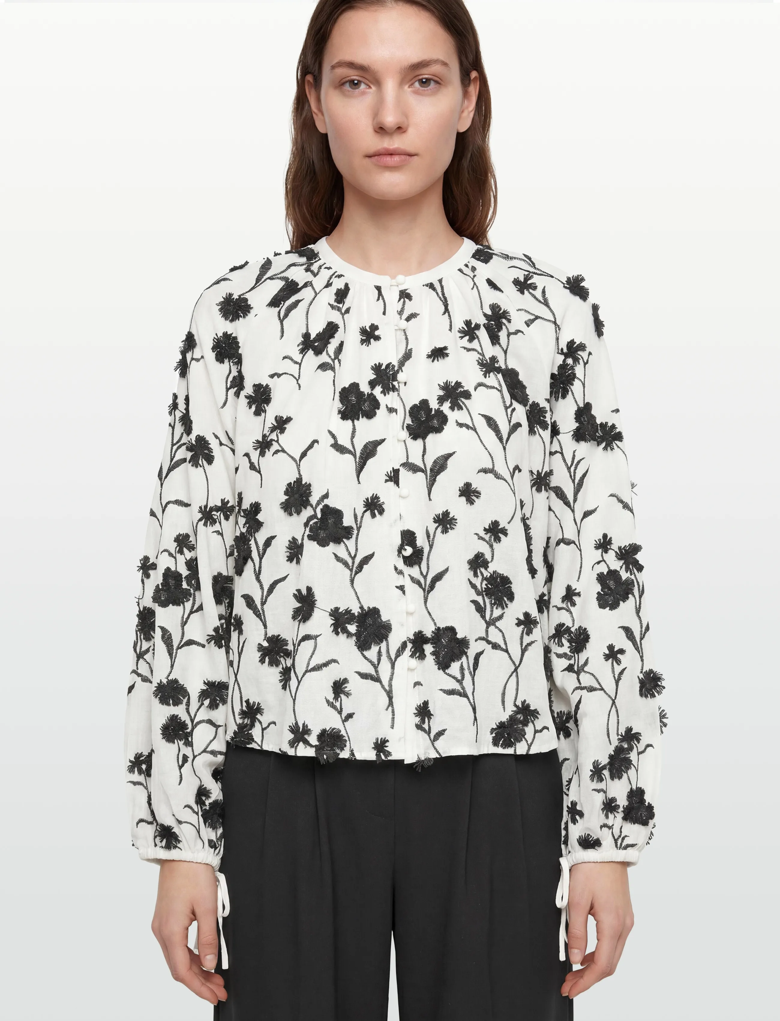 Twist & Tango - Azalea Blouse - pikkade varrukatega pluusid - black - 3