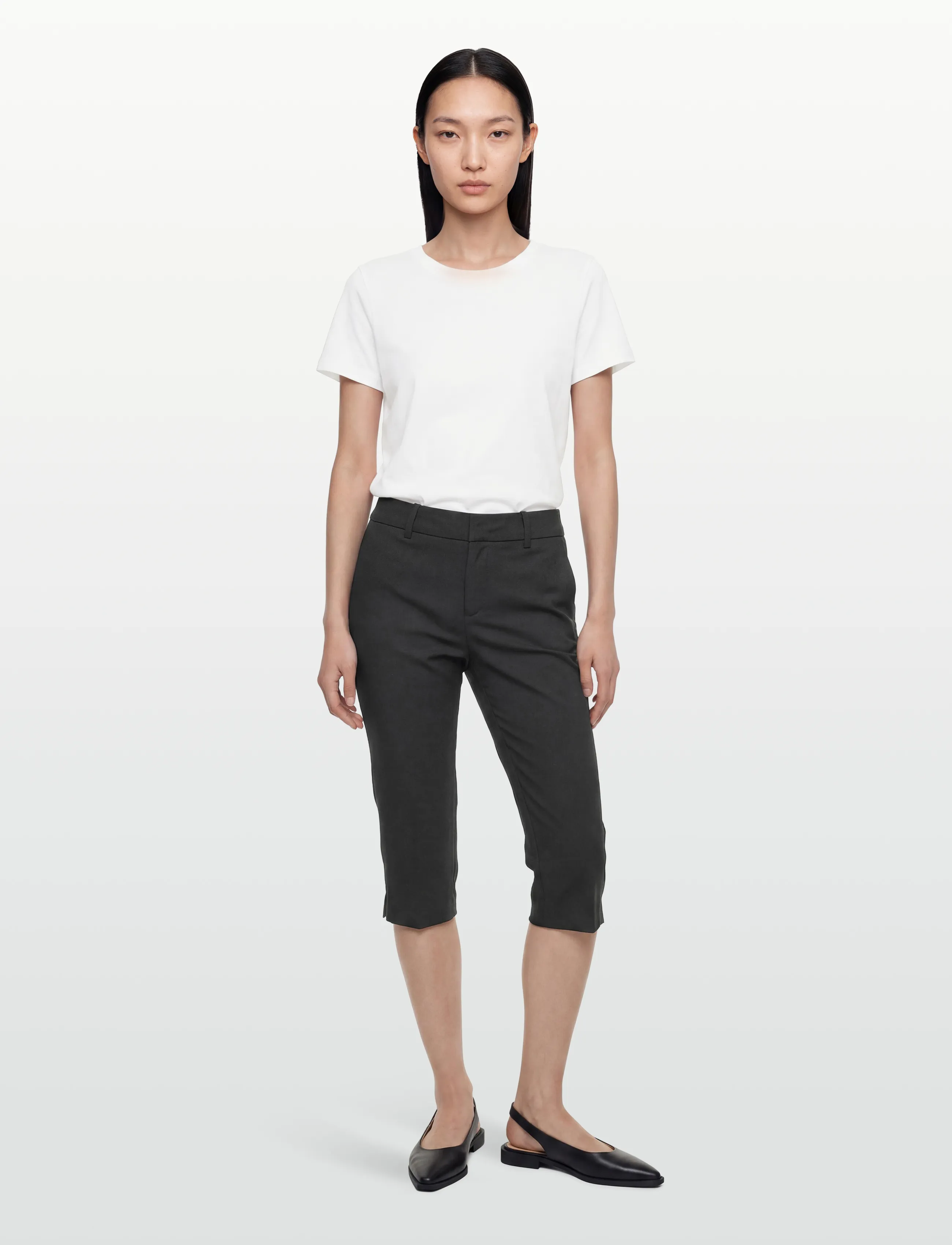 Twist & Tango Joanne Capri Trousers - Bukser - BLACK / black