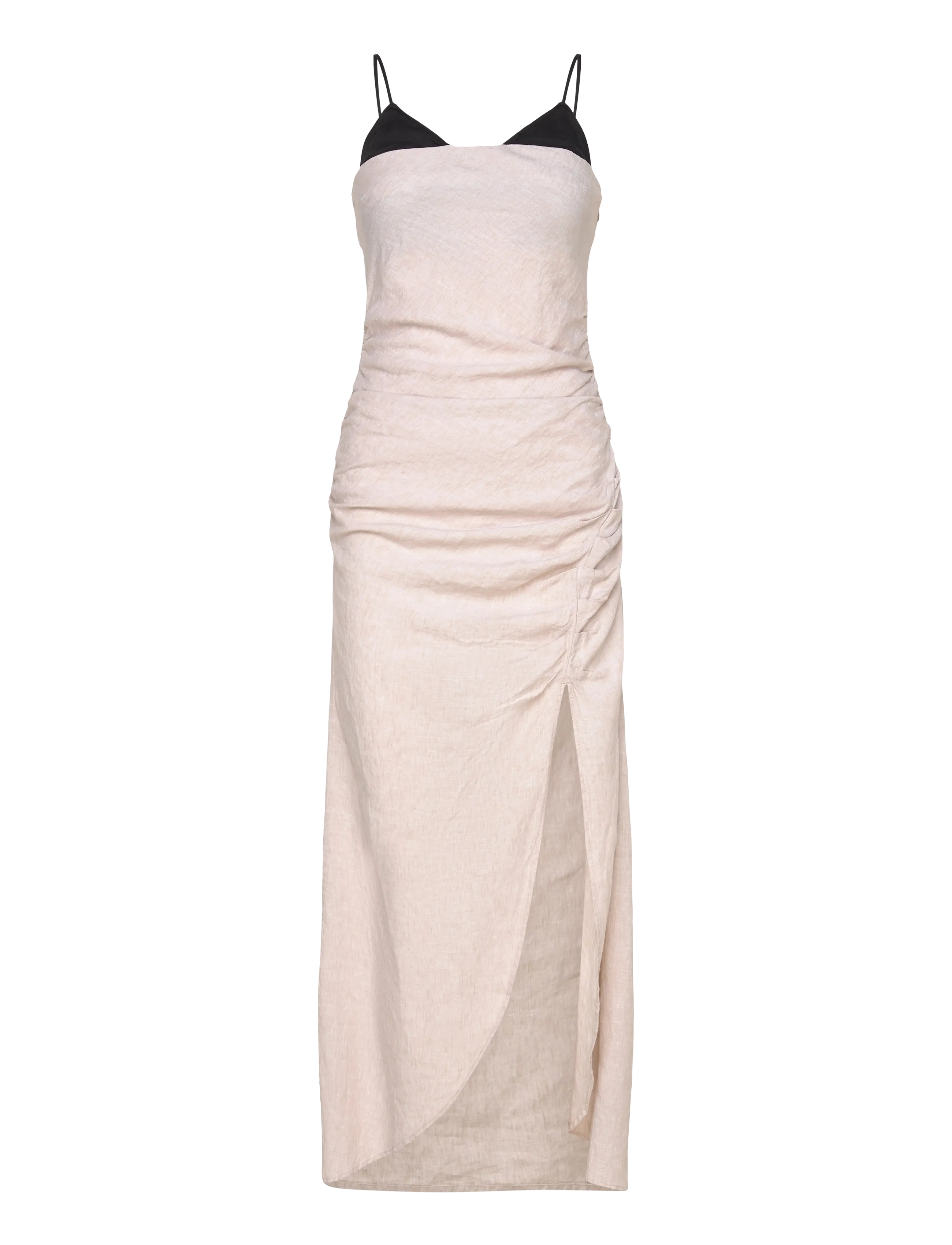 Twist & Tango Agnes Linen Dress - Maxi kjoler - BEIGE MELANGE / beige