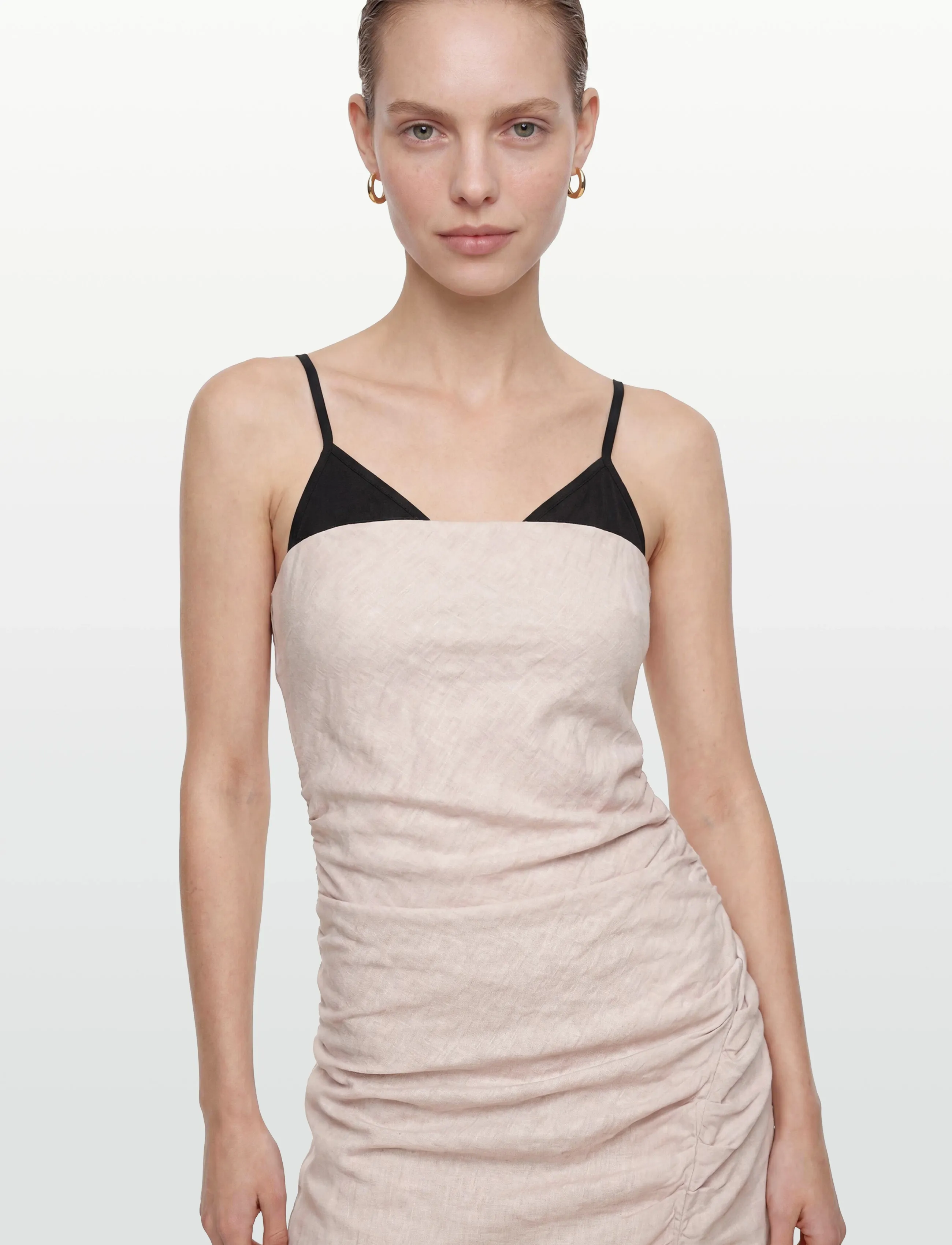 Twist & Tango - Agnes Linen Dress - maxi kjoler - beige melange - 3