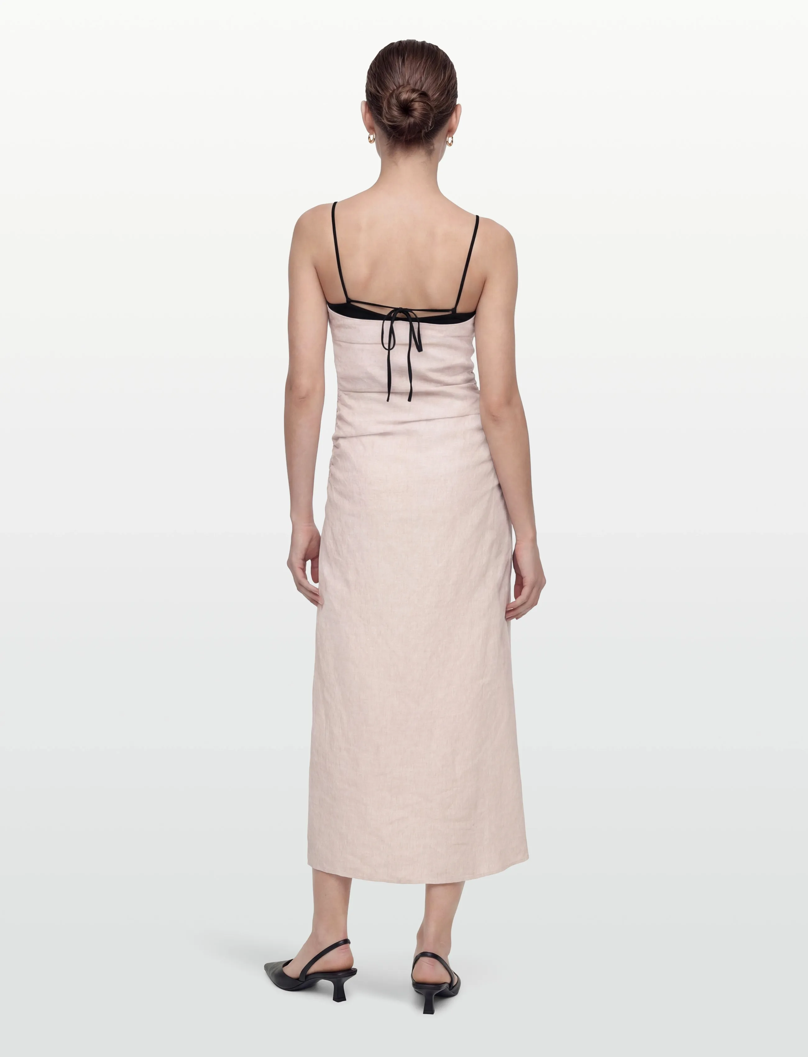 Twist & Tango - Agnes Linen Dress - maxi kjoler - beige melange - 4