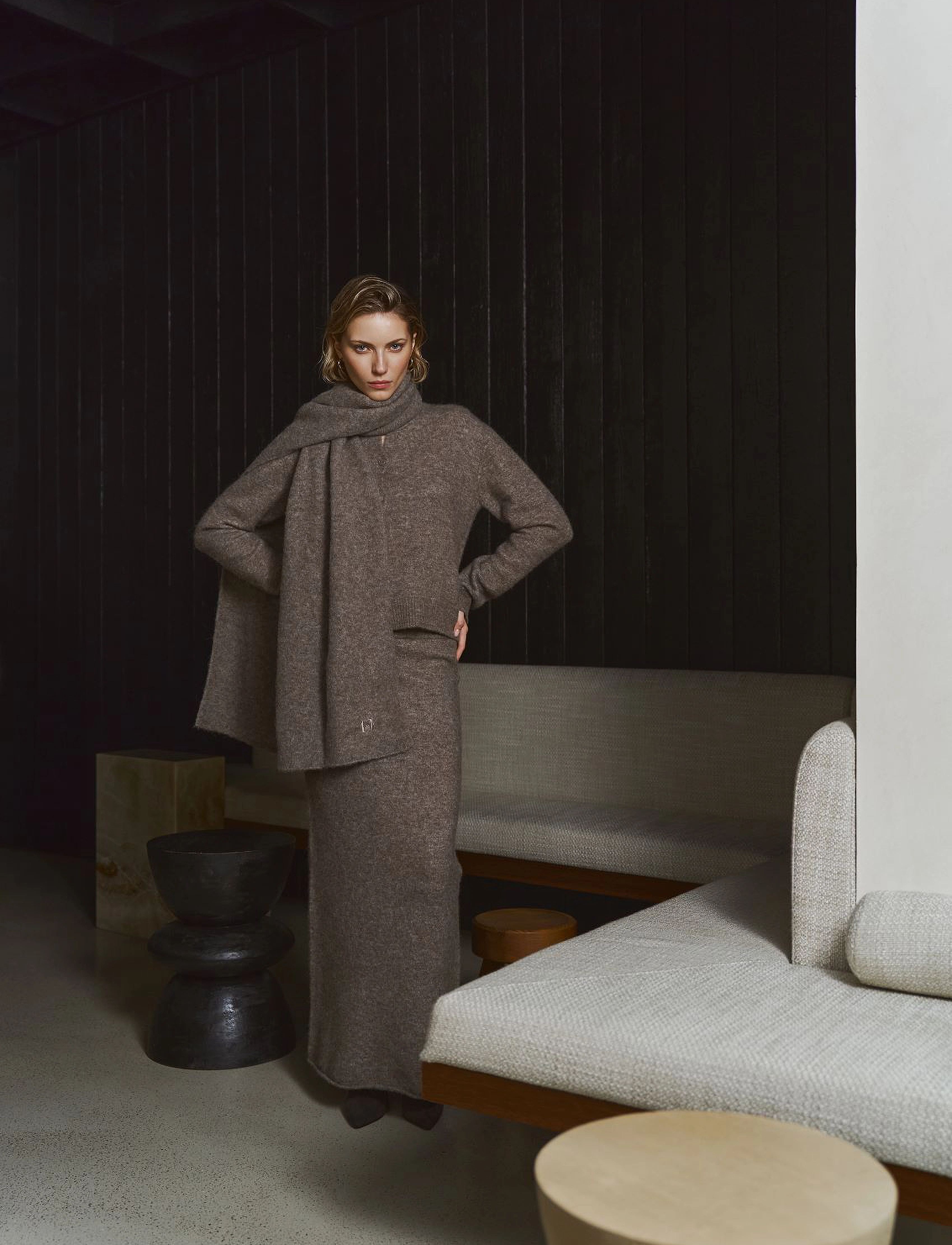 Twist & Tango - Filippa Knitted Cardigan - dk truffle - 2
