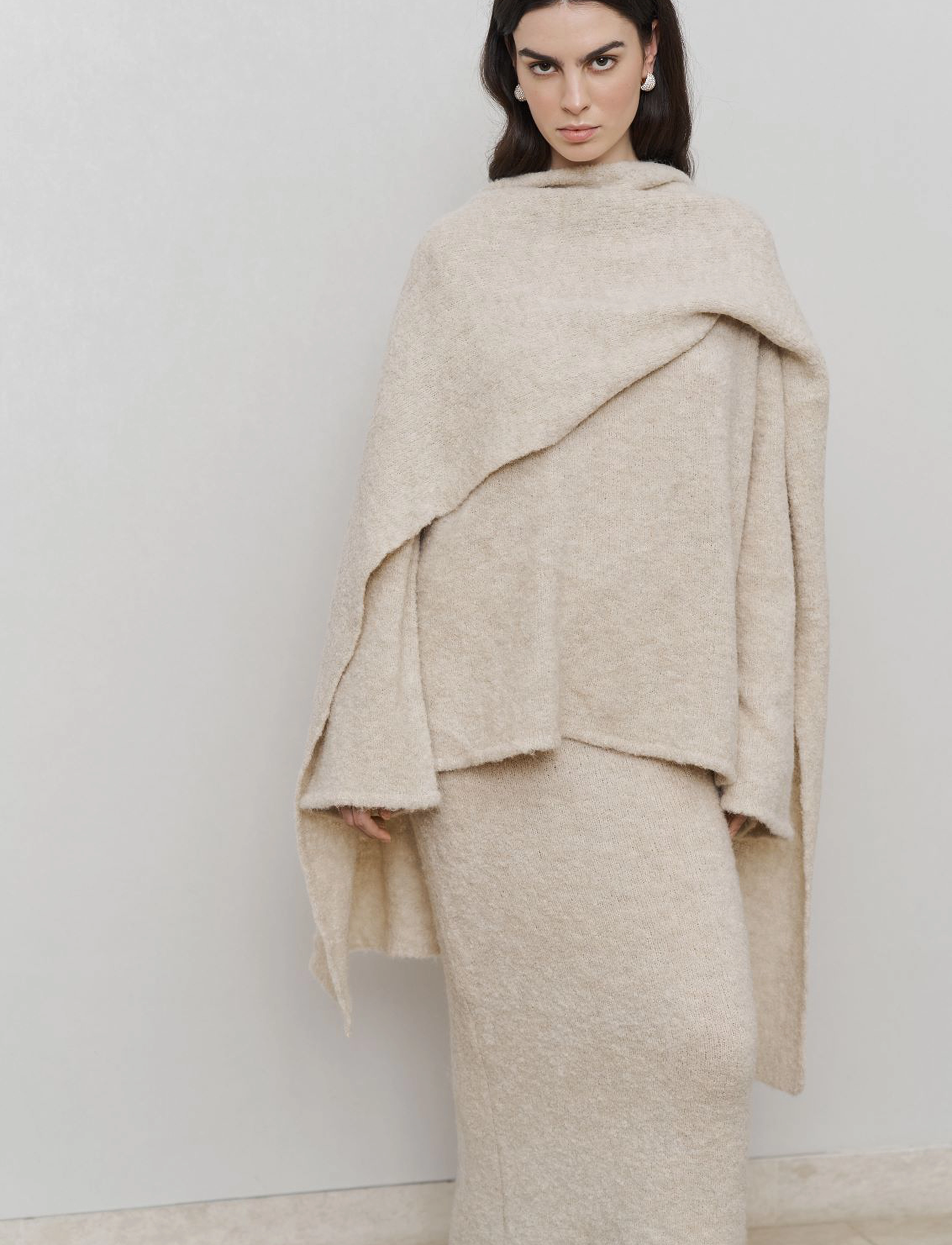 Twist & Tango - Grace Bouclé Knitted Skirt - gebreide rokken - ivory - 3